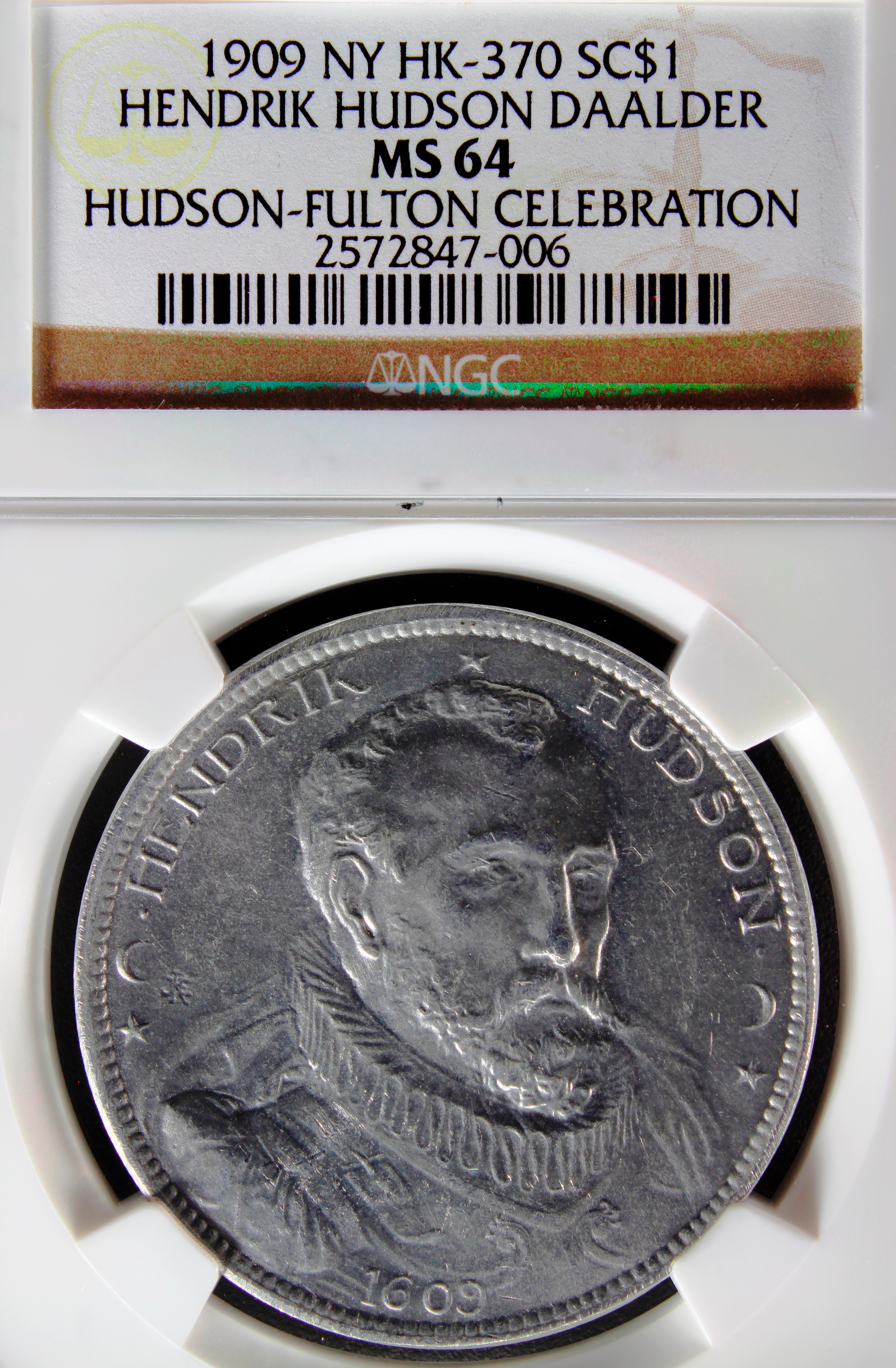 HK-370 1909 Hendrik Hudson Daalder Large Aluminum SCD