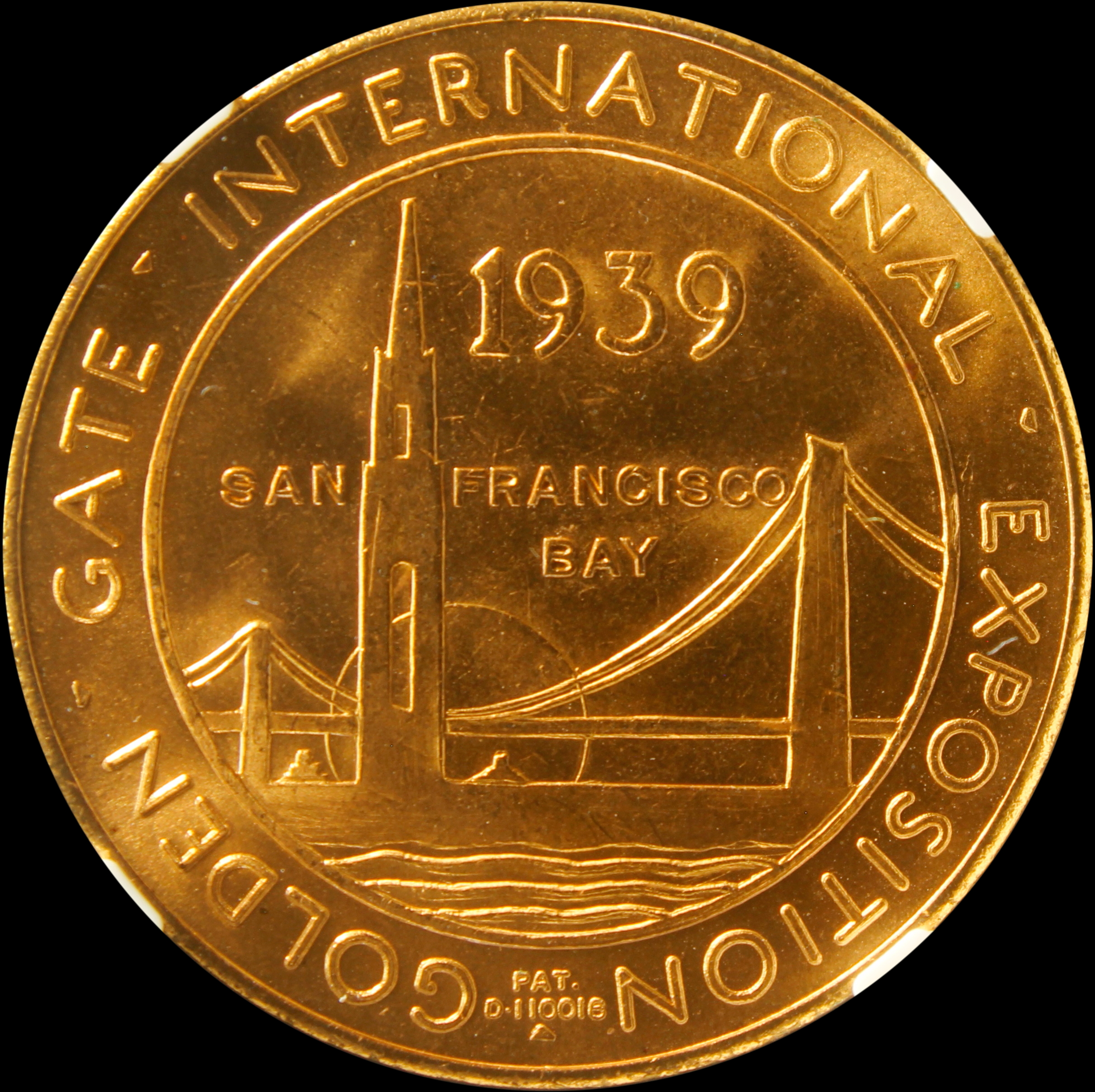 HK-481 1939 Golden Gate International Exposition Official SCD – Dots Variety