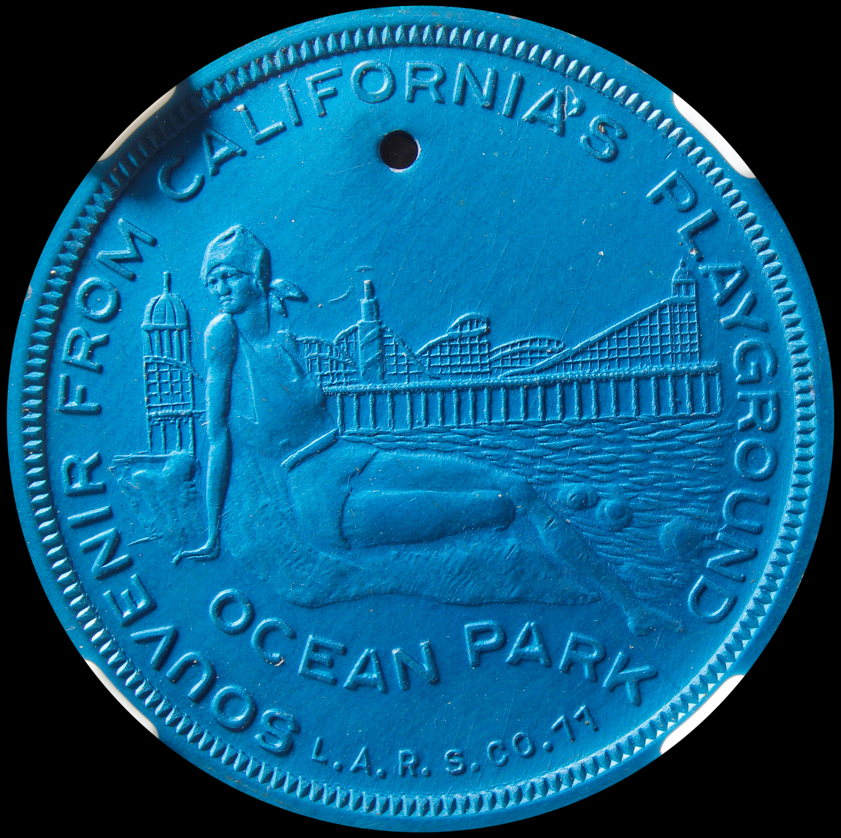 HK-687 1933 Santa Monica Breakwater Blue Anodized Aluminum SCD