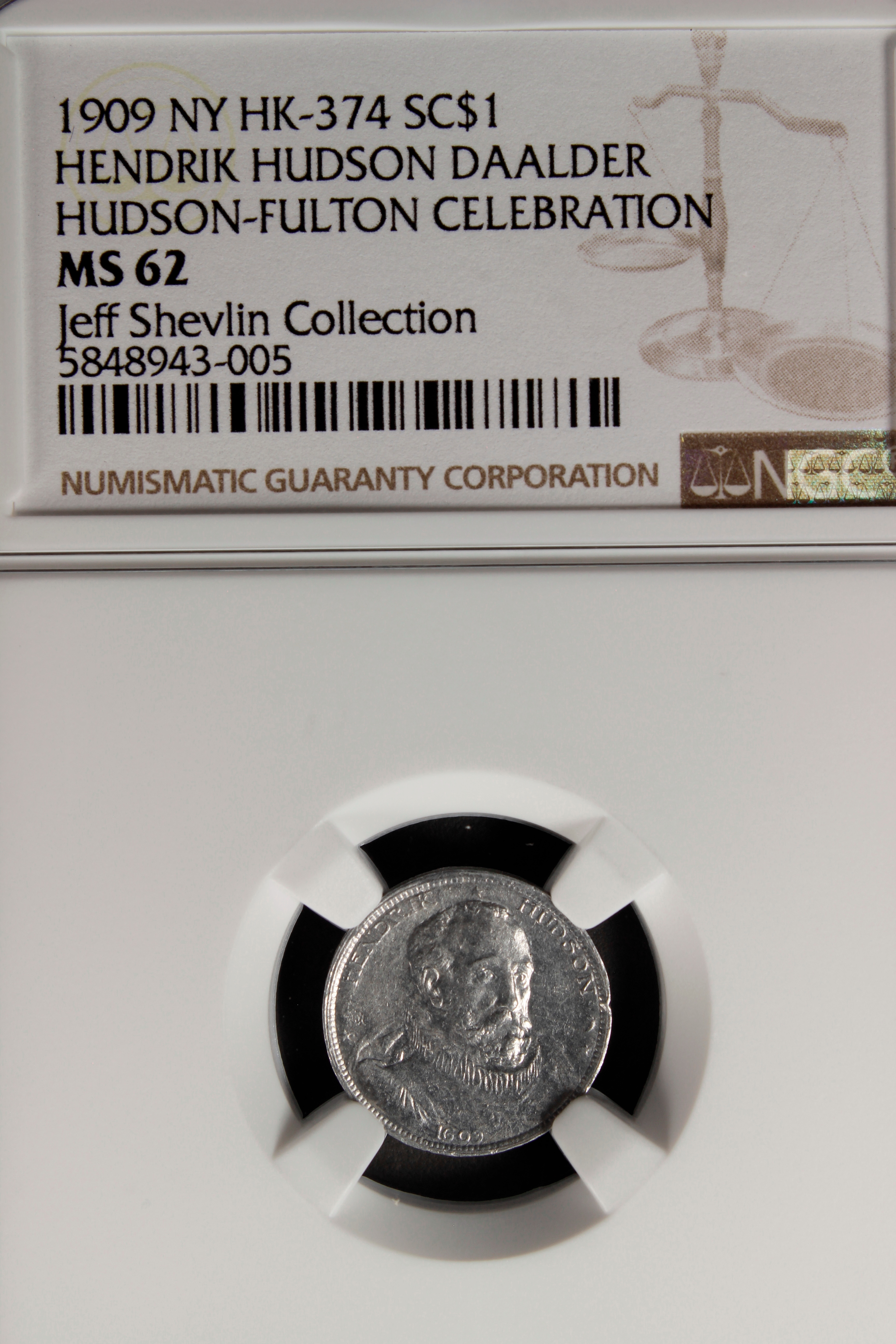 HK-374 1909 Hendrik Hudson Daalder SCD