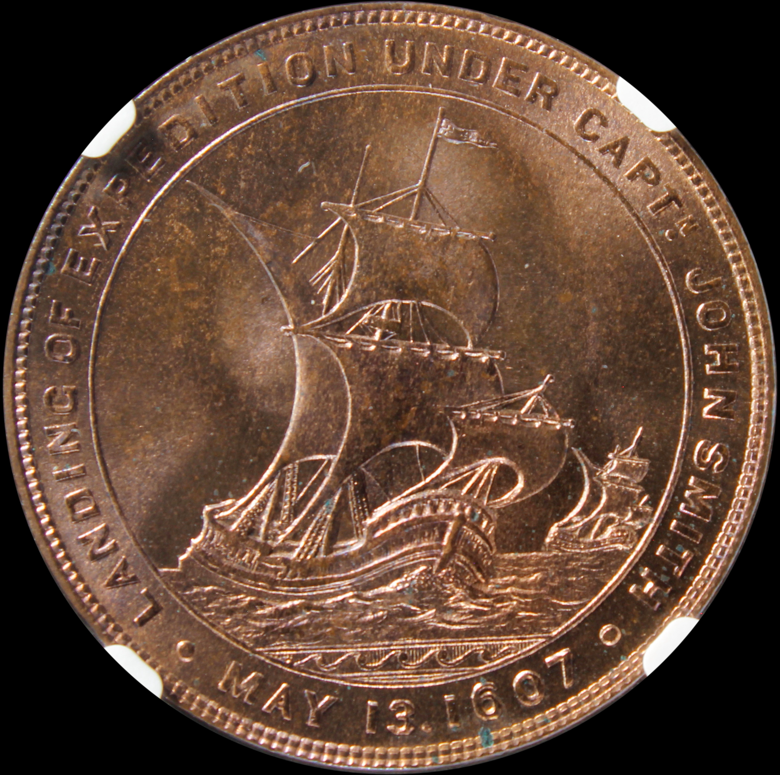 HK-346 1907 Jamestown Tercentennial Exposition Official SCD – Bronze