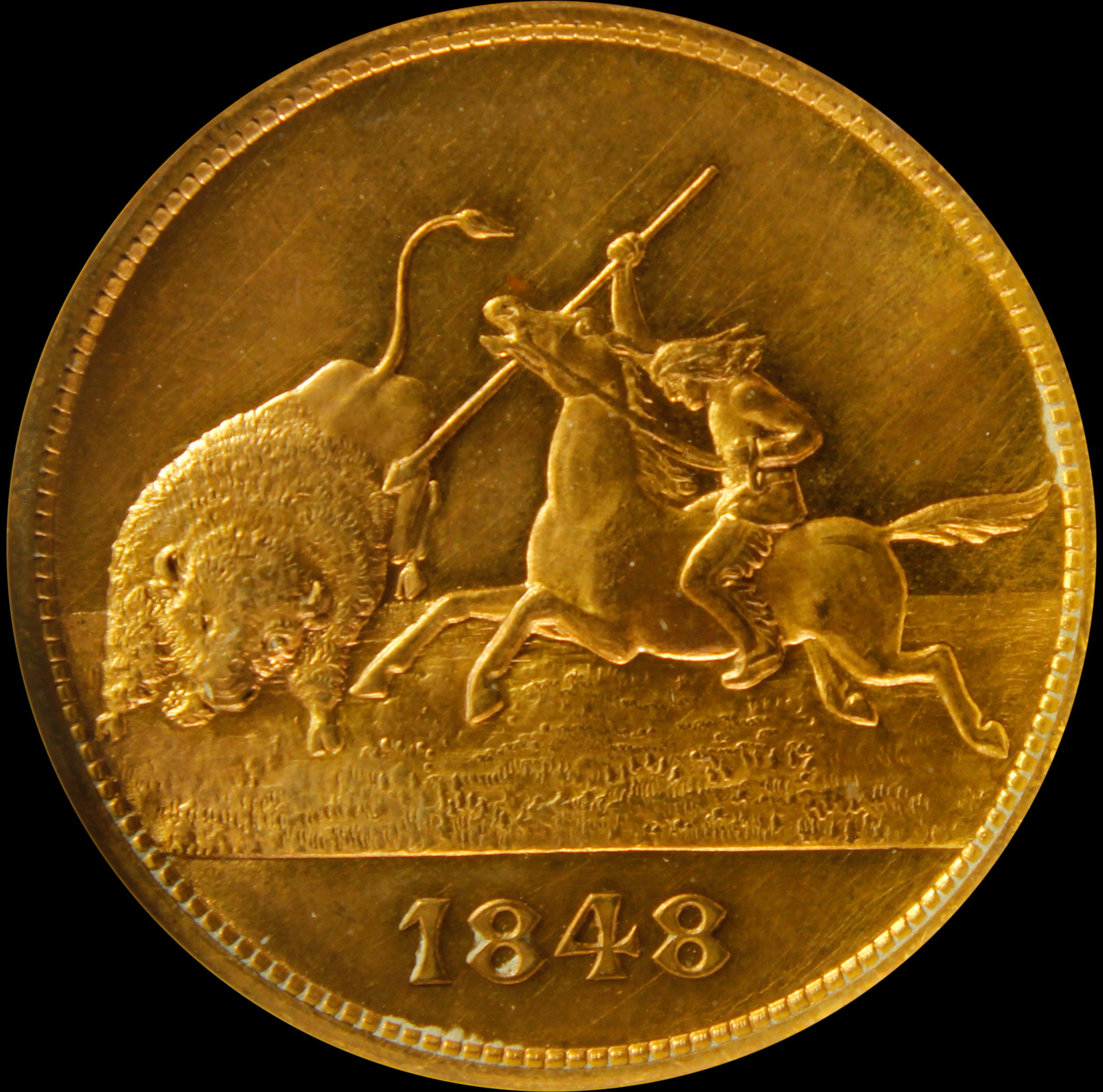 HK-283 1967 Omaha Coin Club Medal with 1898 Trans-Mississippi Official Medal reverse design