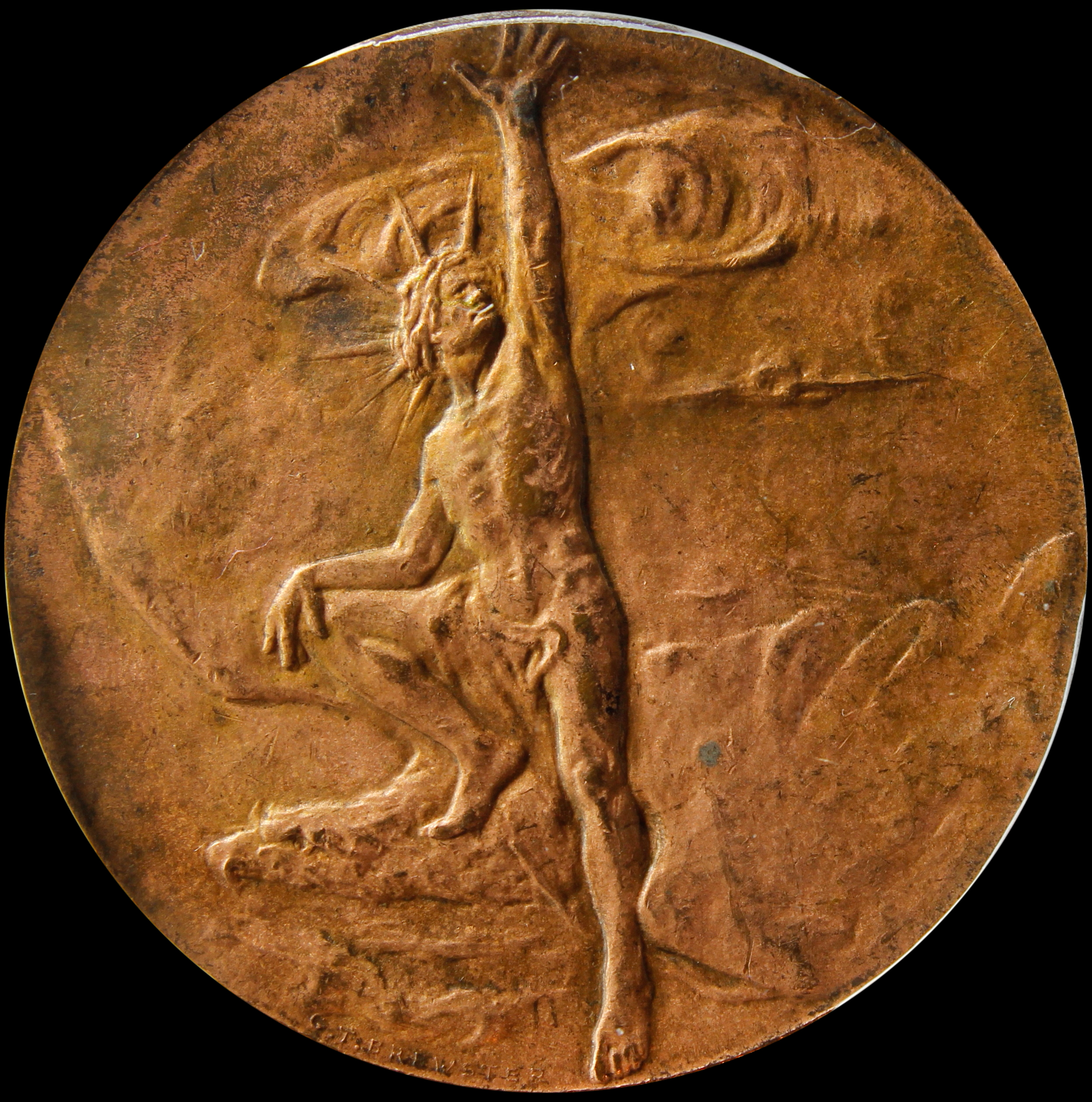 HK-288 1901 Pan-American Exposition Official “COPPER” SCD