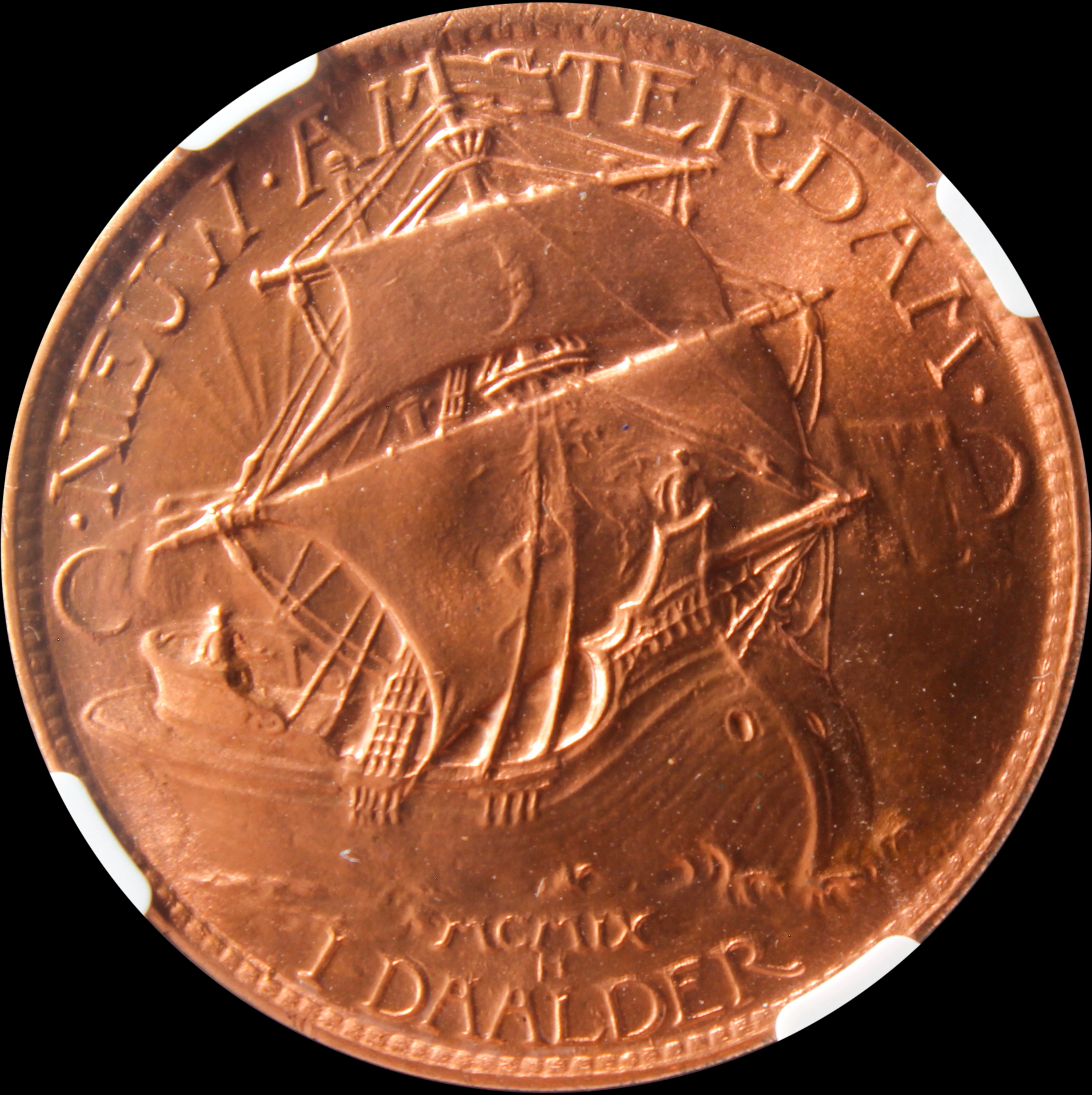 HK-370A UNLISTED 1961 Bashlow Sommer Island / Hudson Restrike SCD – HK-369 reverse die – Copper