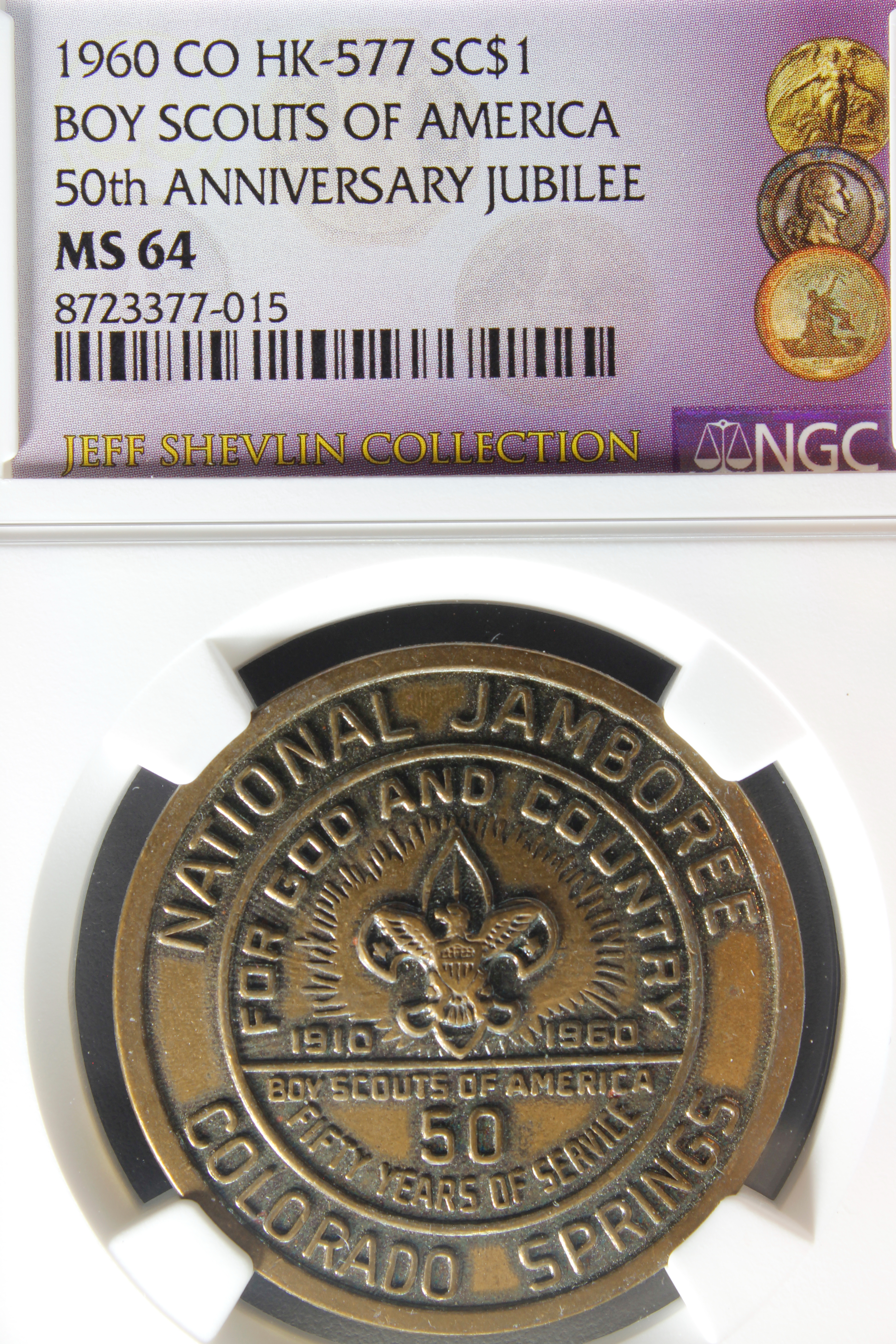 HK-577 Boy Scouts of America 50th Jubilee Anniversary SCD