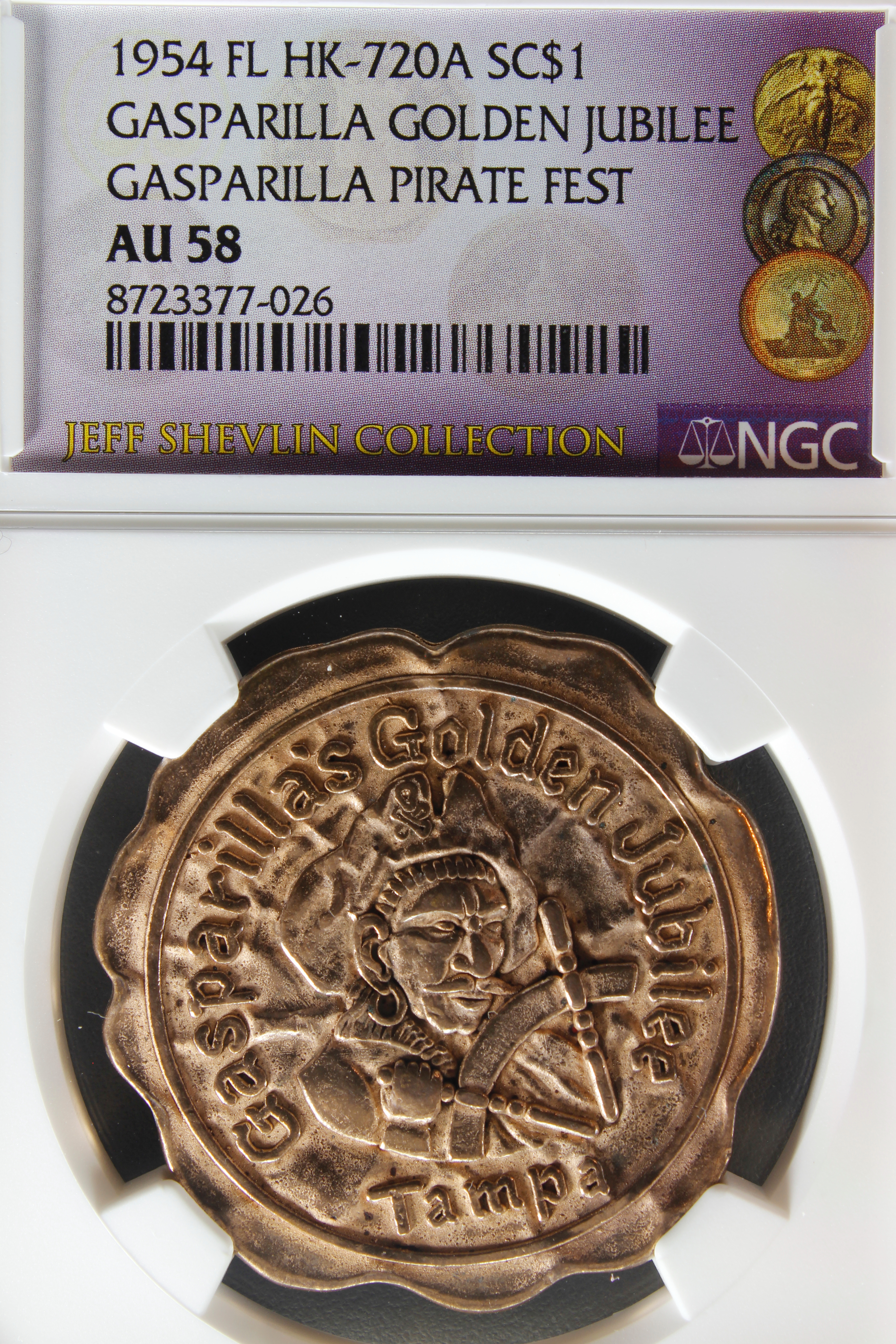 HK-720A 1954 Gasparilla Pirate Festival SCD