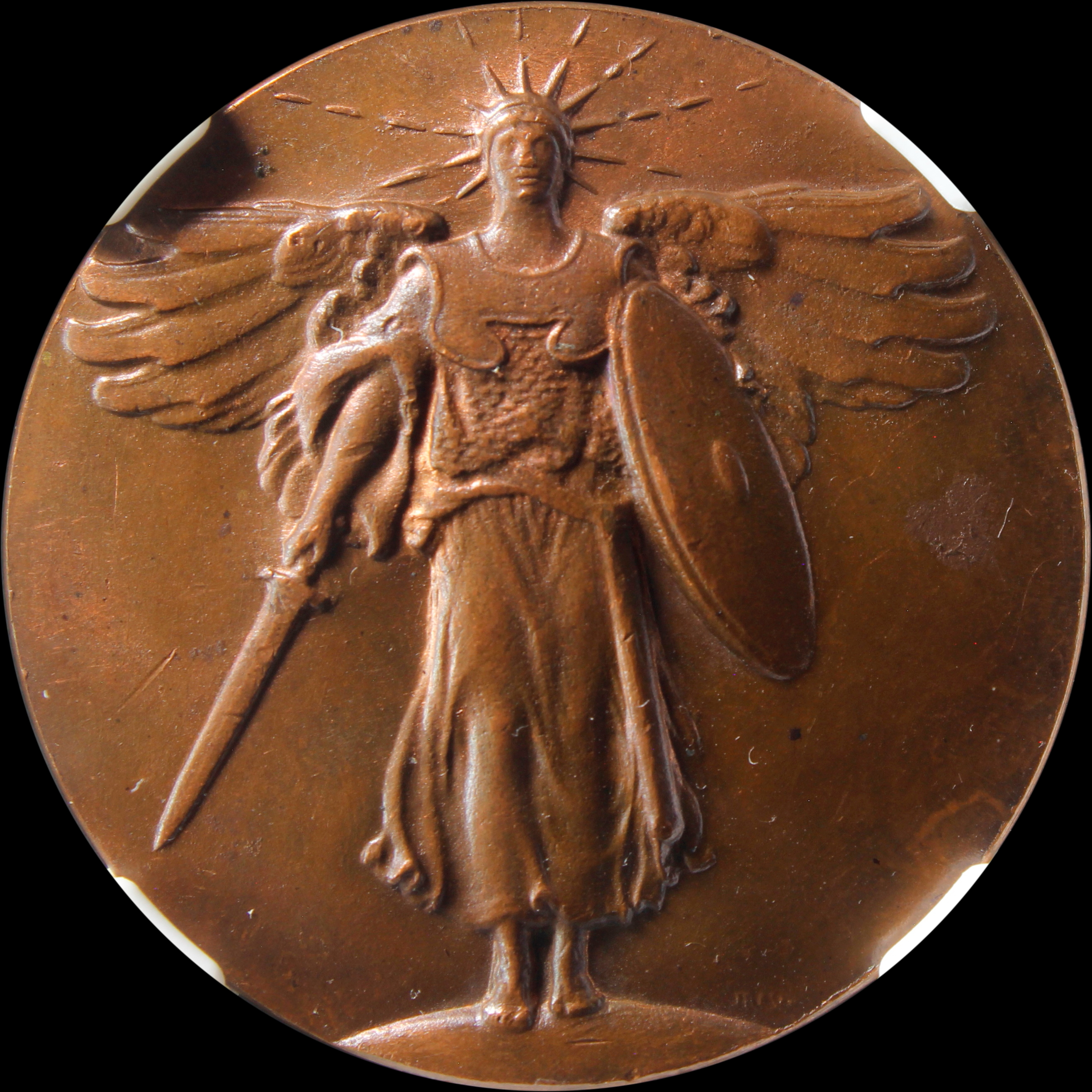 HK-902 1919 World War I Victory Medal SCD