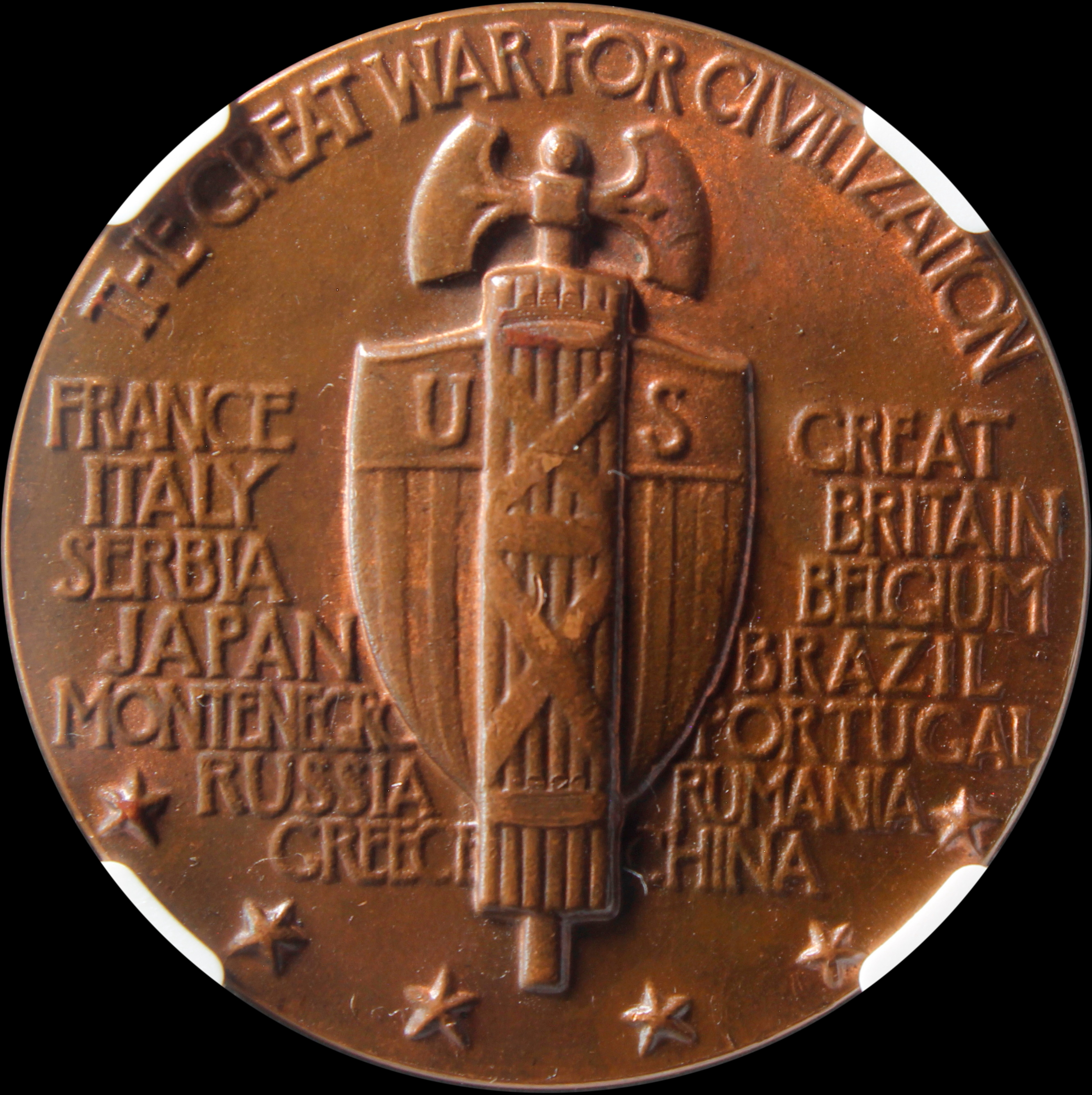 HK-902 1919 World War I Victory Medal SCD