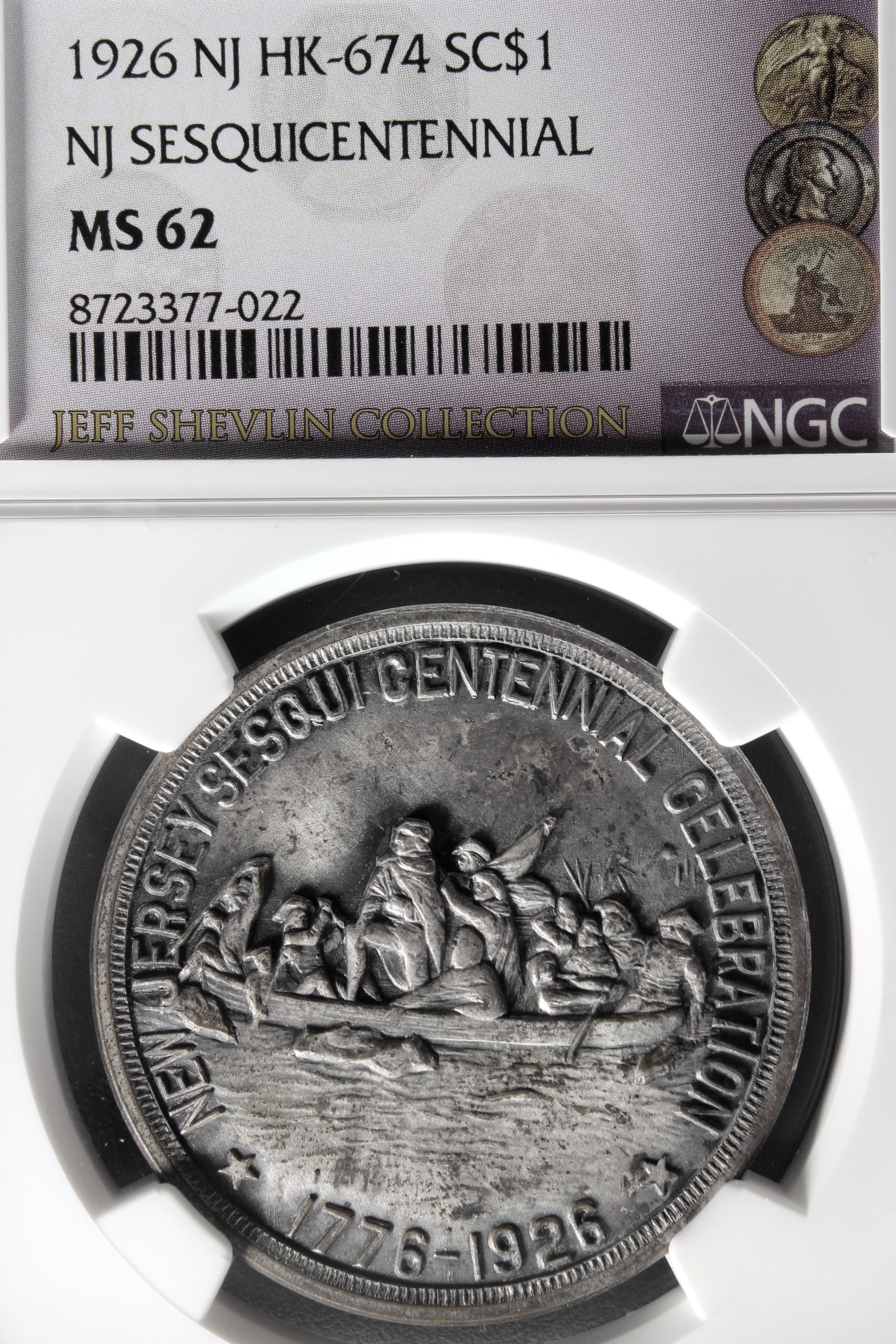 HK-674 926 New Jersey Sesquicentennial SCD