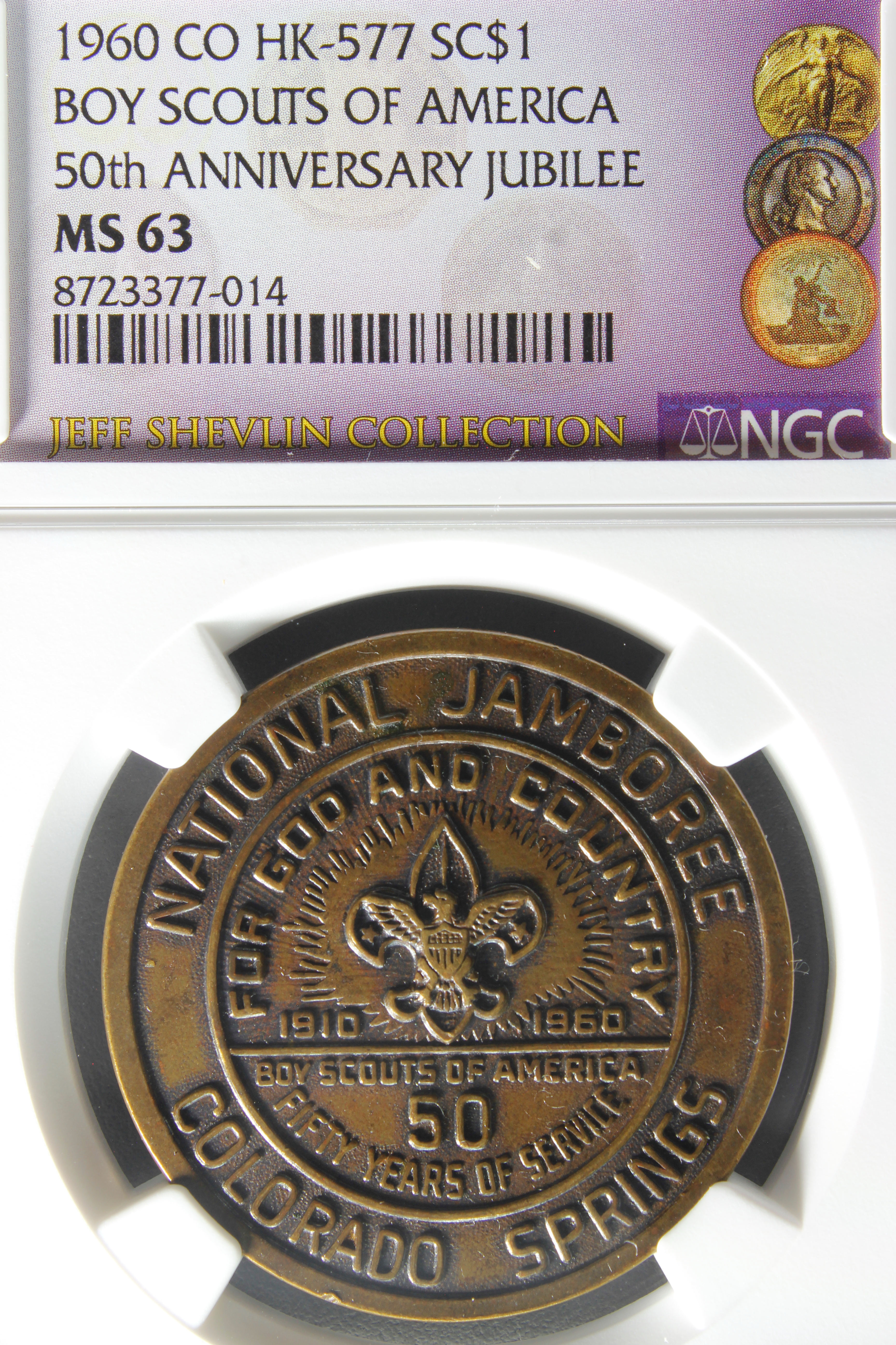 HK-577 Boy Scouts of America 50th Jubilee Anniversary SCD