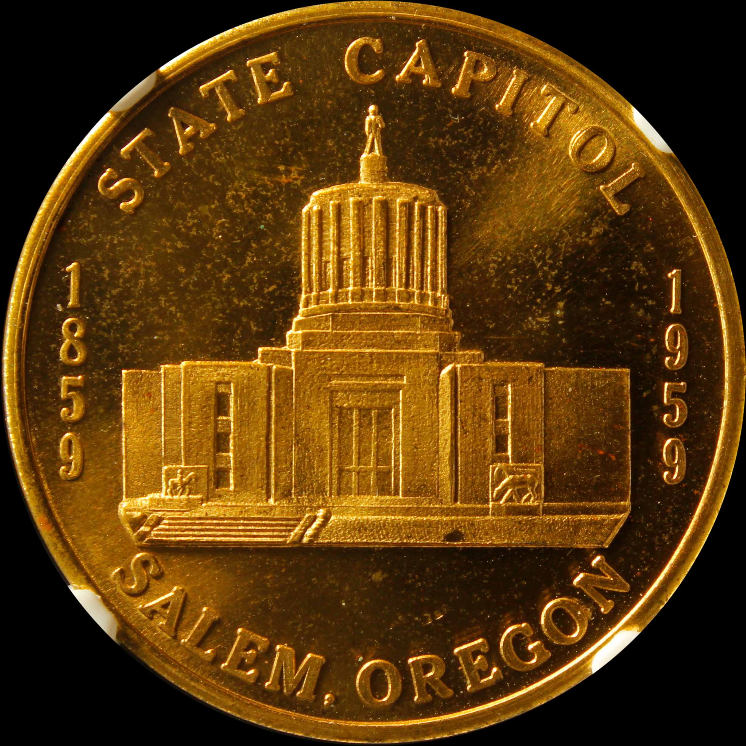 HK-562 1959 Oregon Statehood Centennial – Salem State Capitol SCD