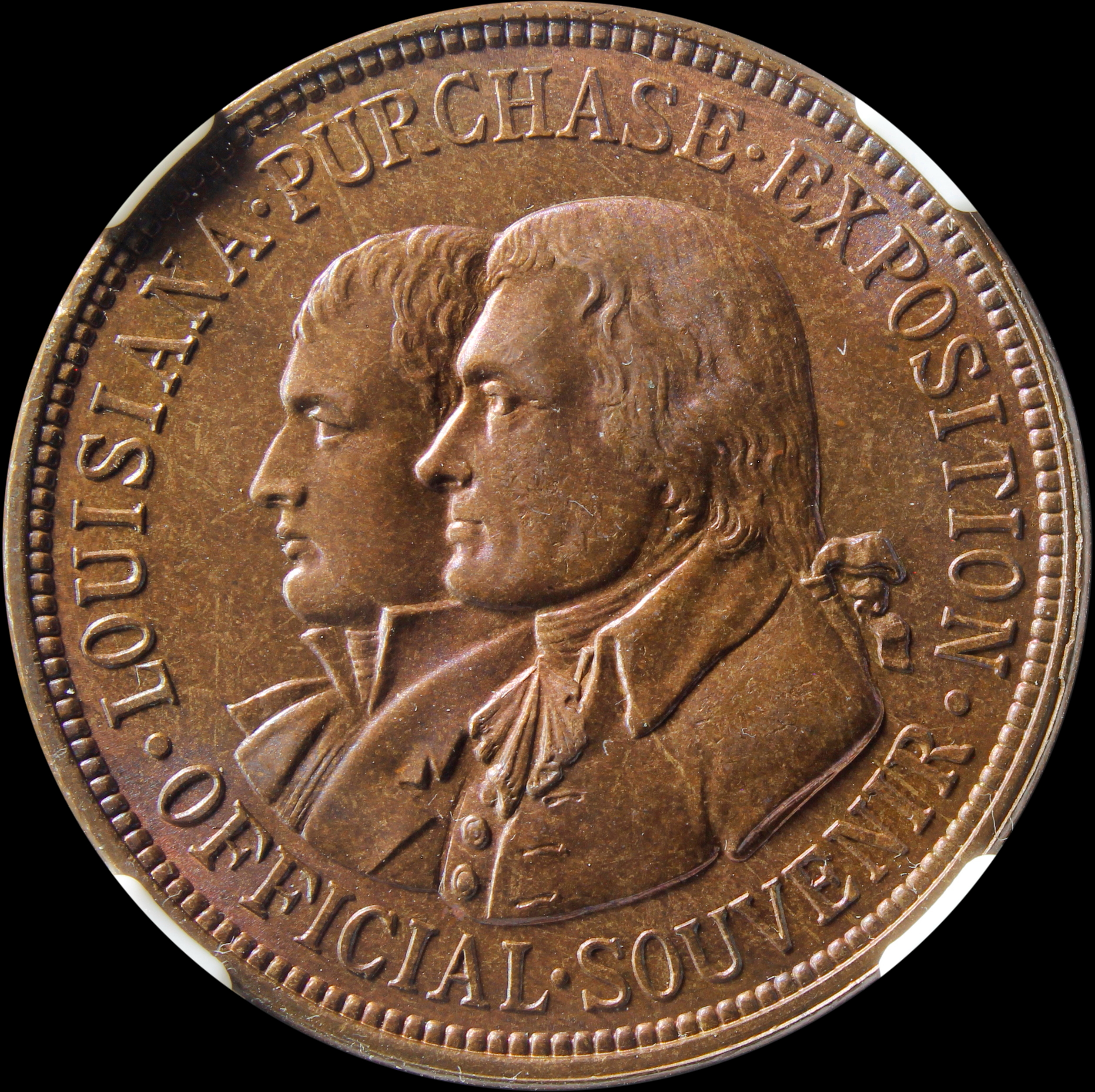 HK-303 1904 Louisiana Purchase Exposition Bronze Official SCD