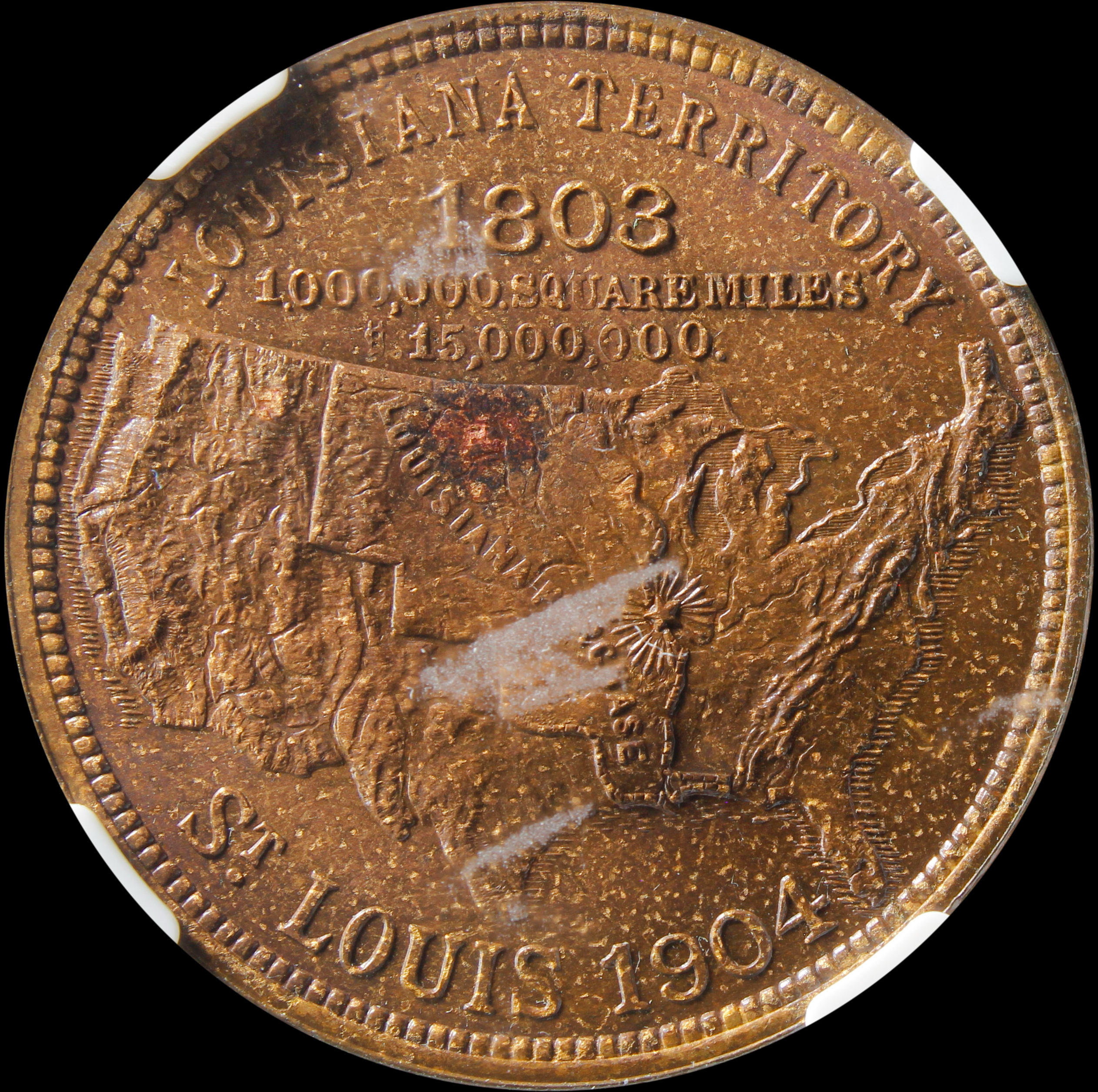 HK-303 1904 Louisiana Purchase Exposition Bronze Official SCD