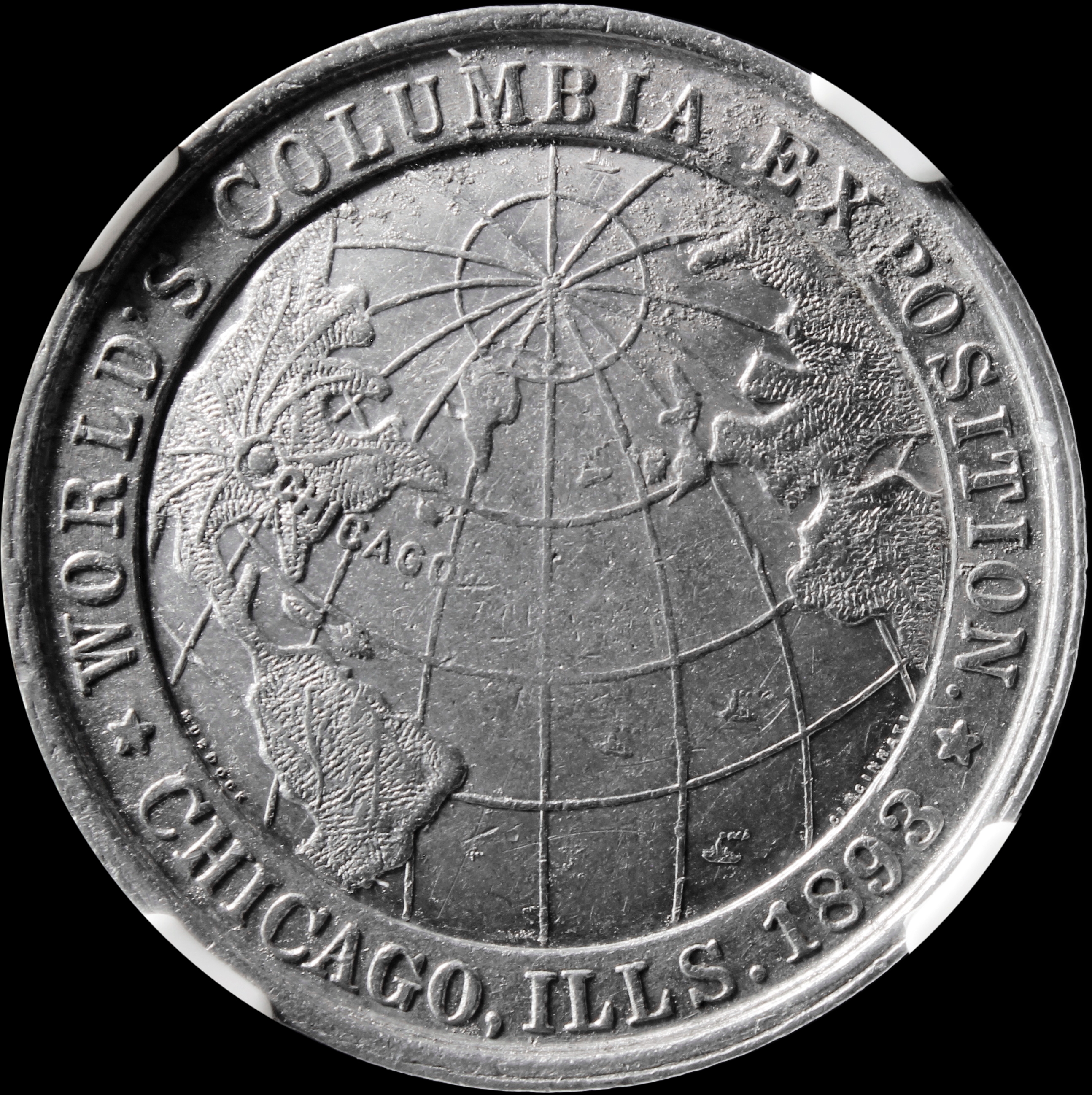 1893 Columbian Murdock World Globe Patriotic SCD