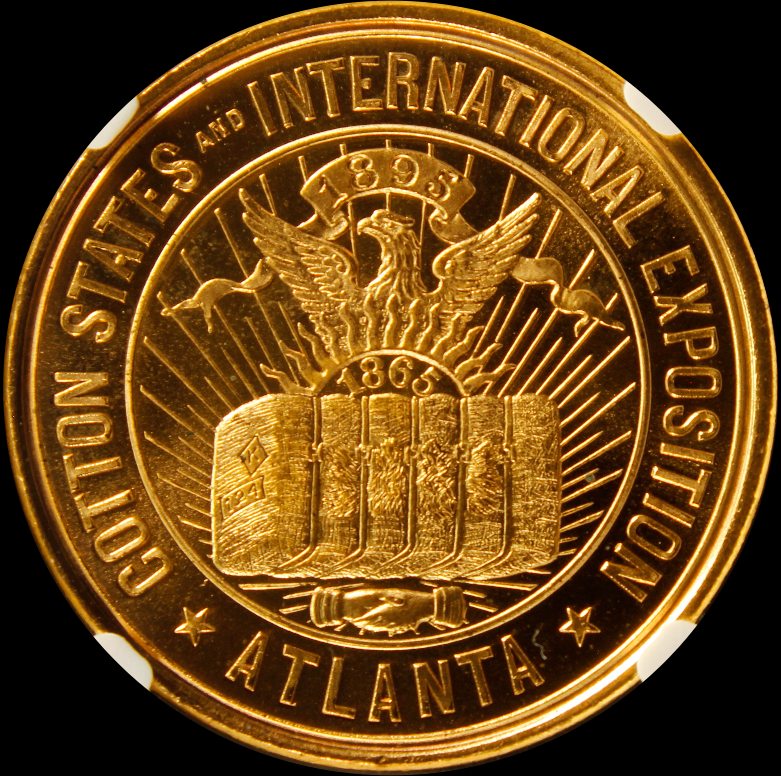 HK-268 1895 Cotton States Official SCD