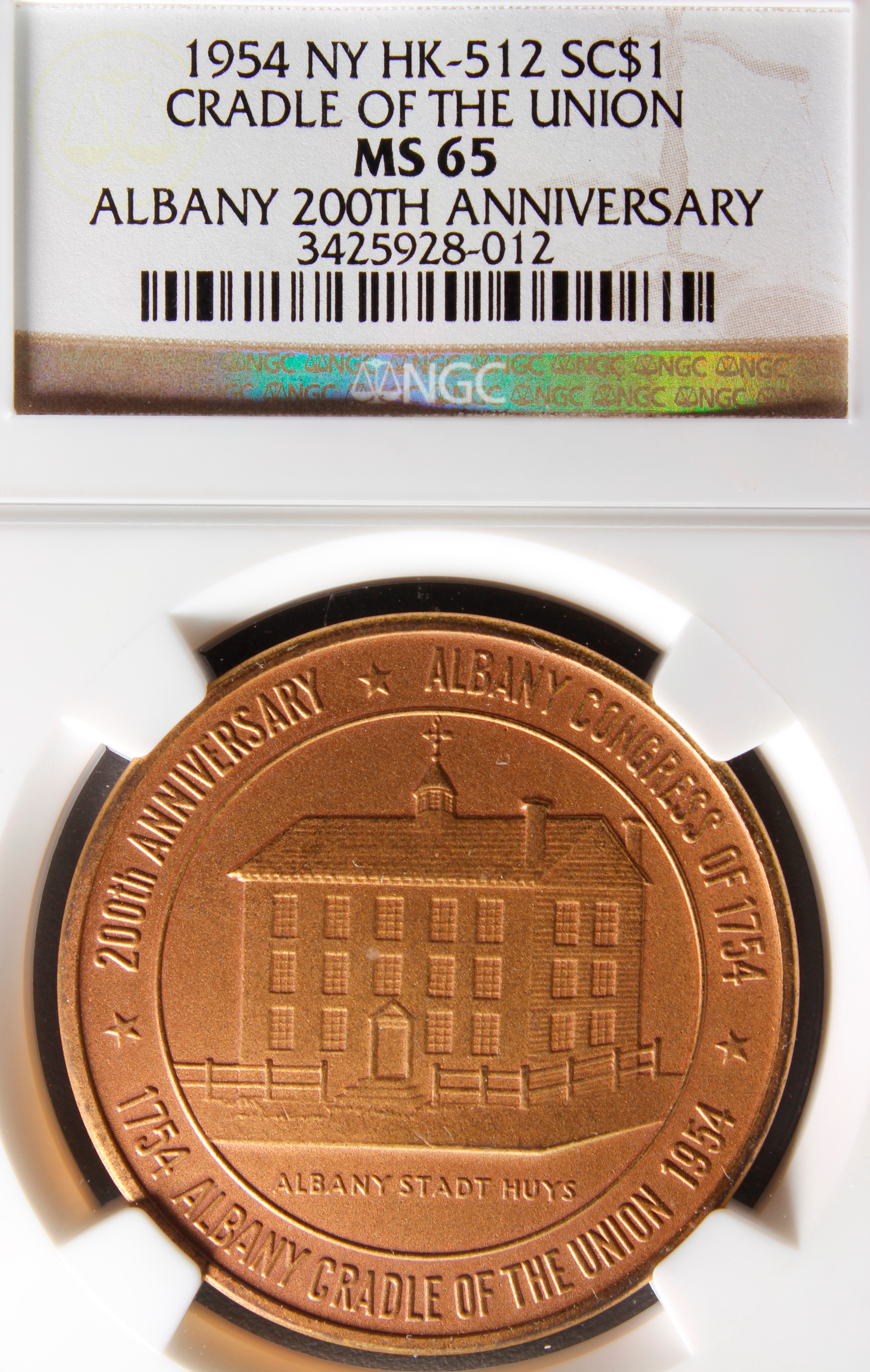 HK-512 1954 Cradle of the Union Celebration SCD
