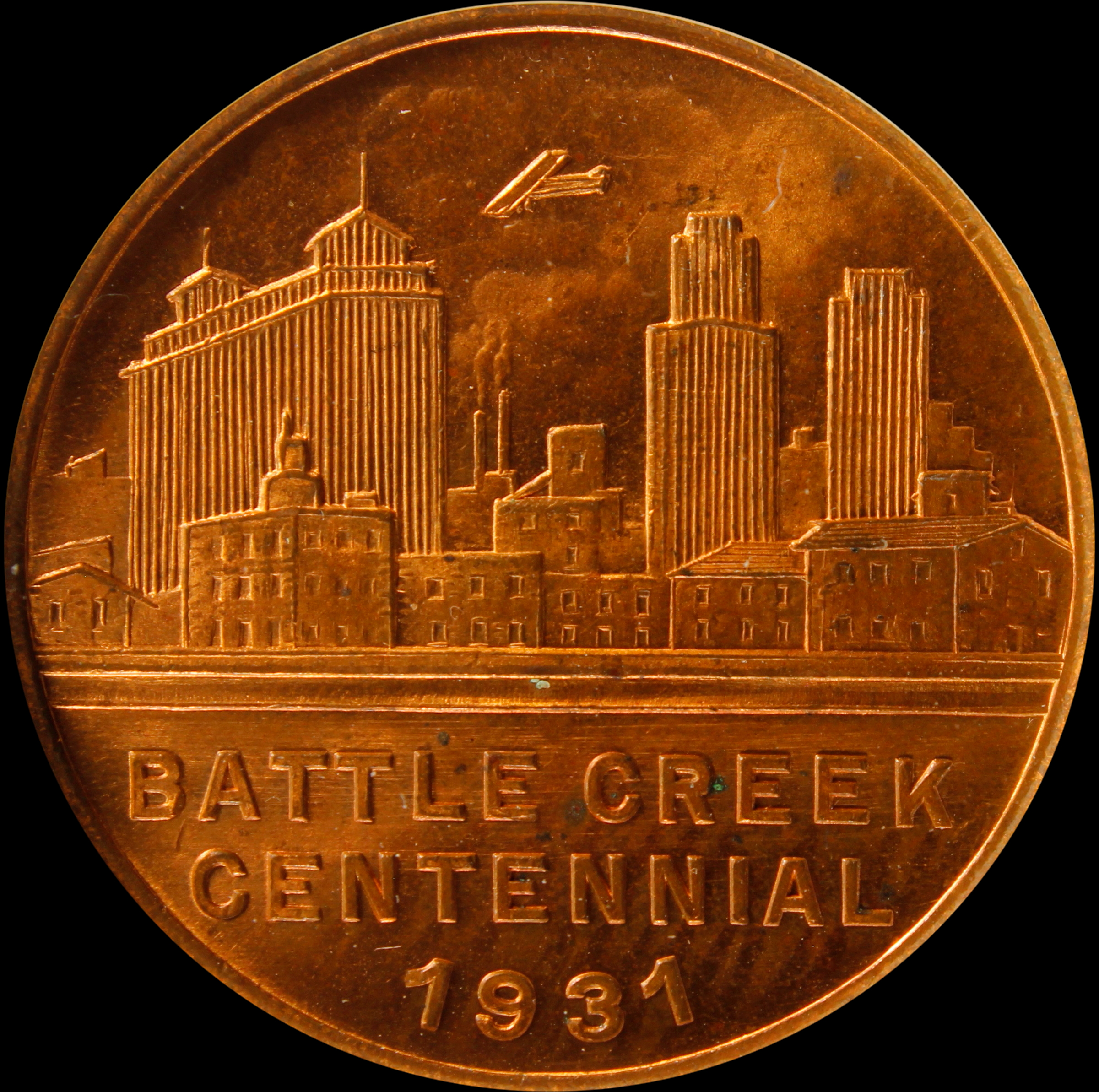 HK-678 1931 Battle Creek Michigan Centennial SCD