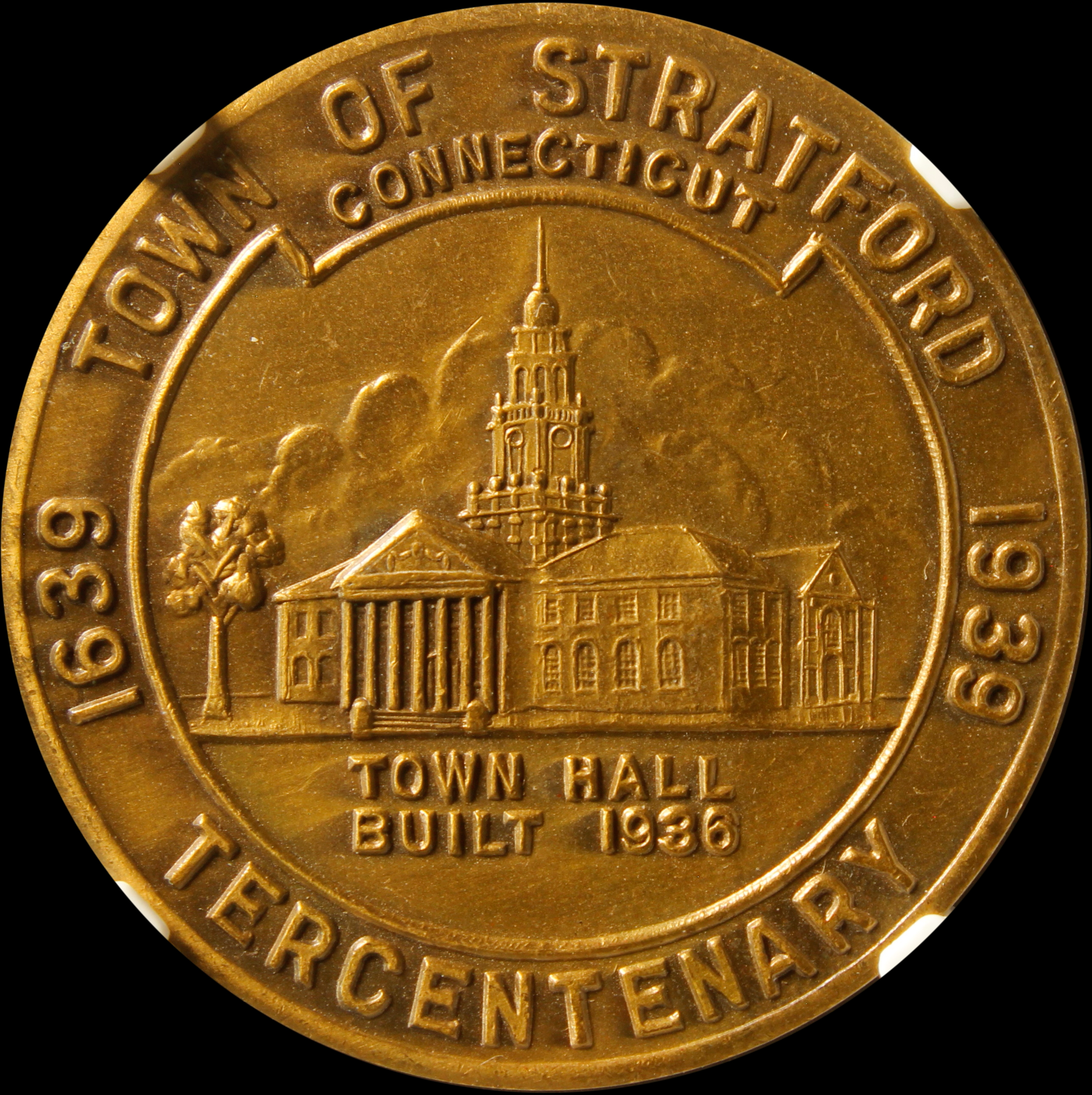 HK-700 1939 Stratford Connecticut Tercentennial SCD
