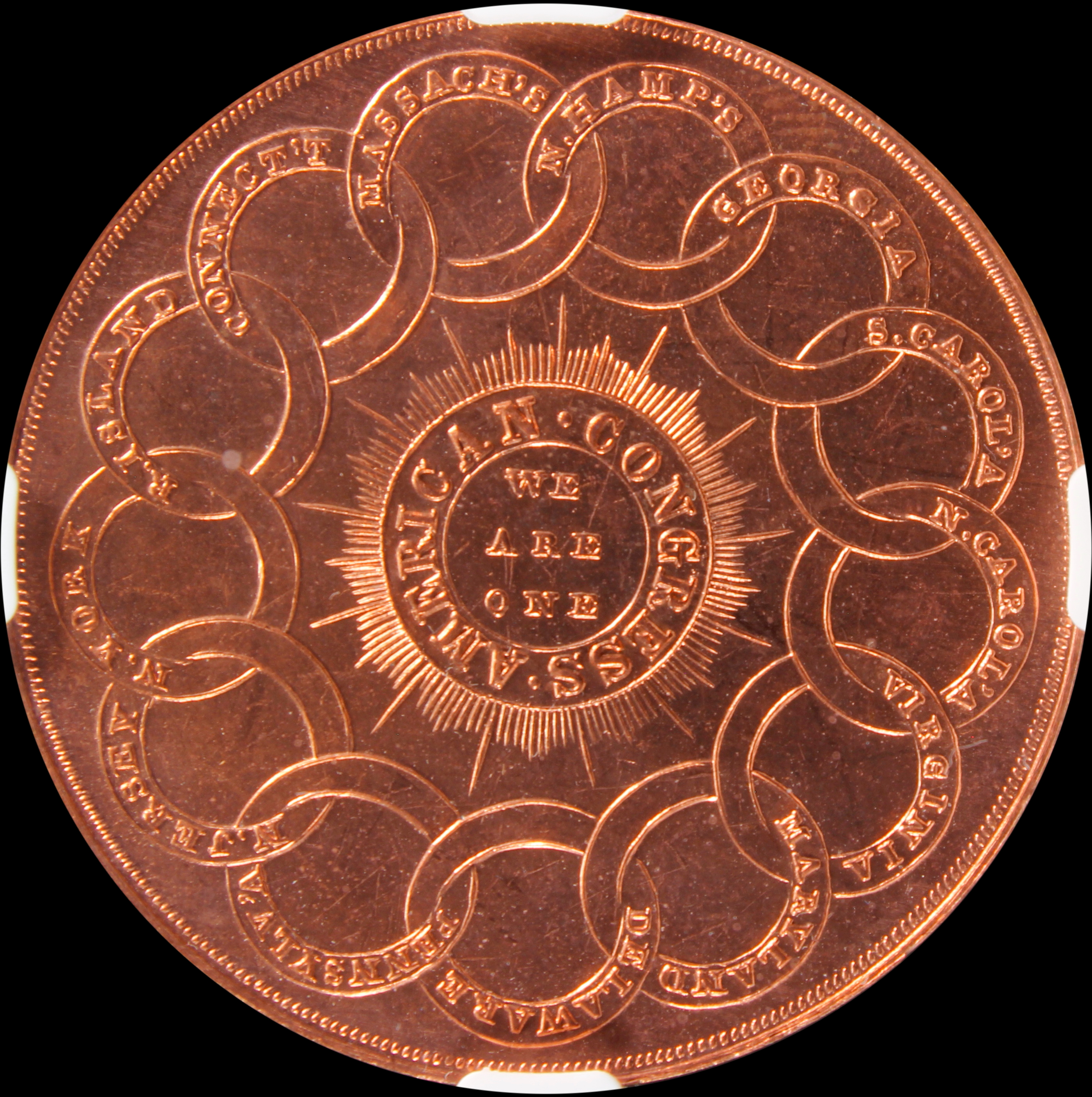 HK-853A 1962 Bashlow Continental Dollar Restrike Bronze SCD