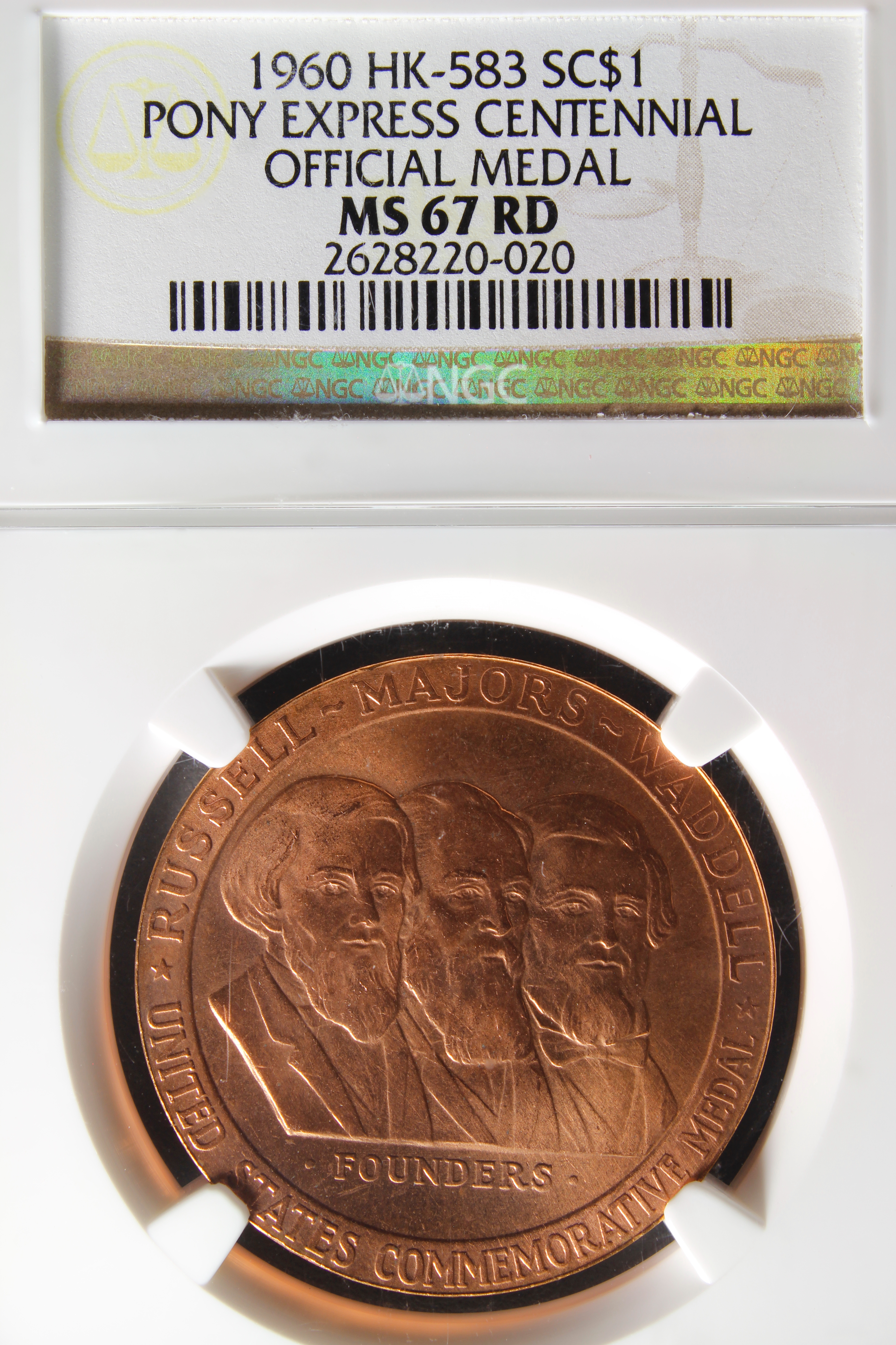 HK-583 1960 Pony Express Centennial SCD