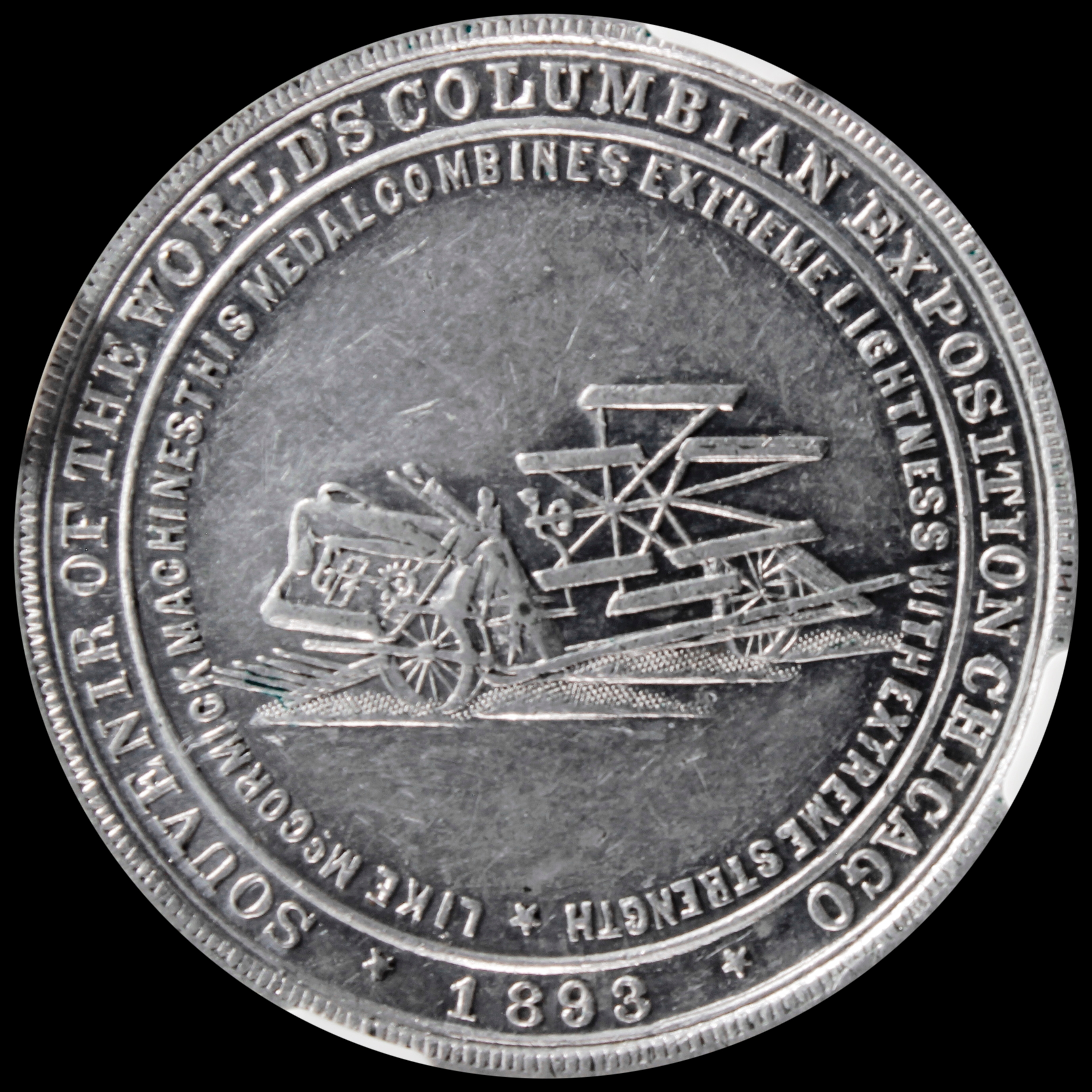 HK-242 1893 Columbian McCormick Reaper “Type 3” SCD