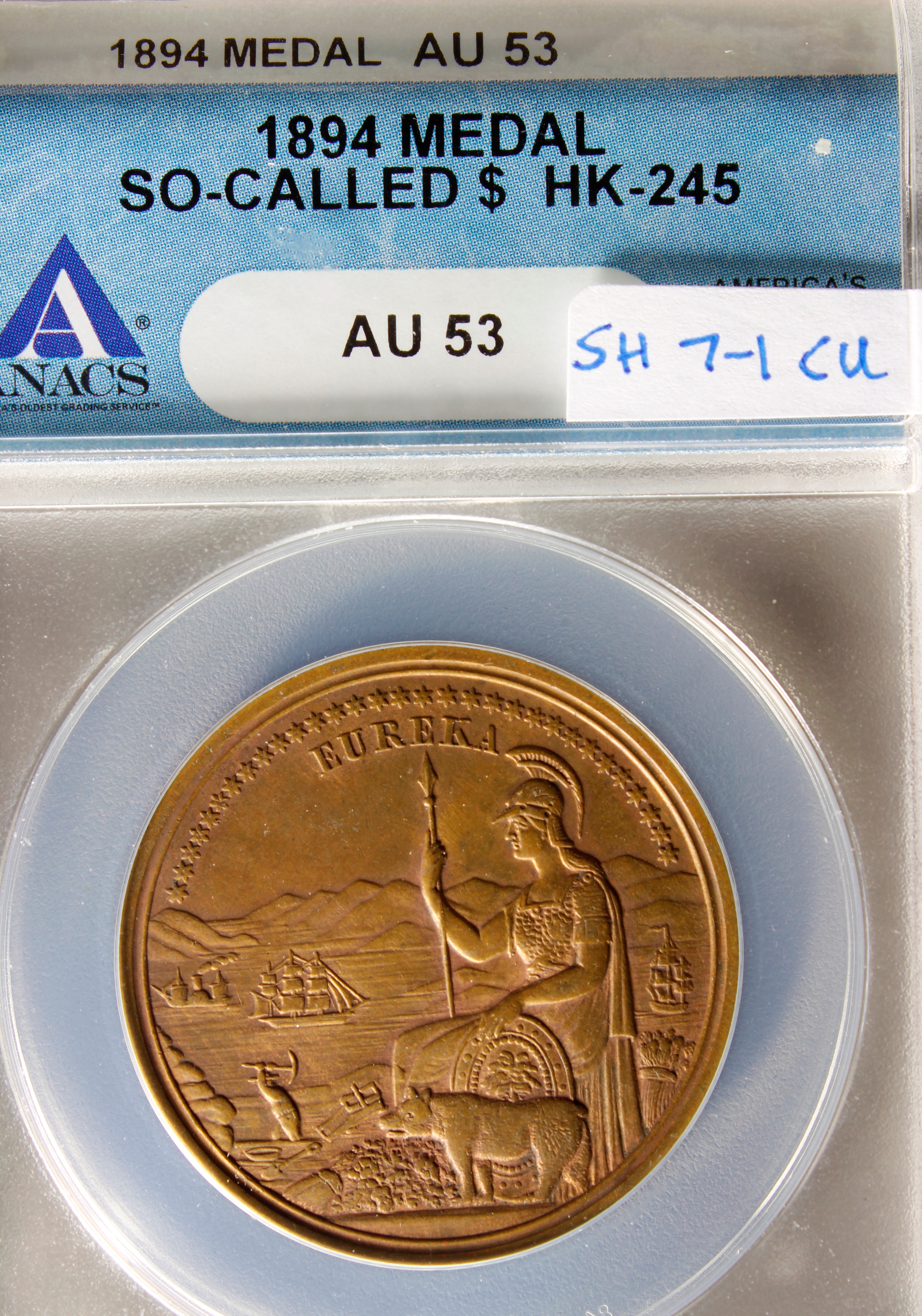 HK-245 1894 California Midwinter Exposition Official SCD