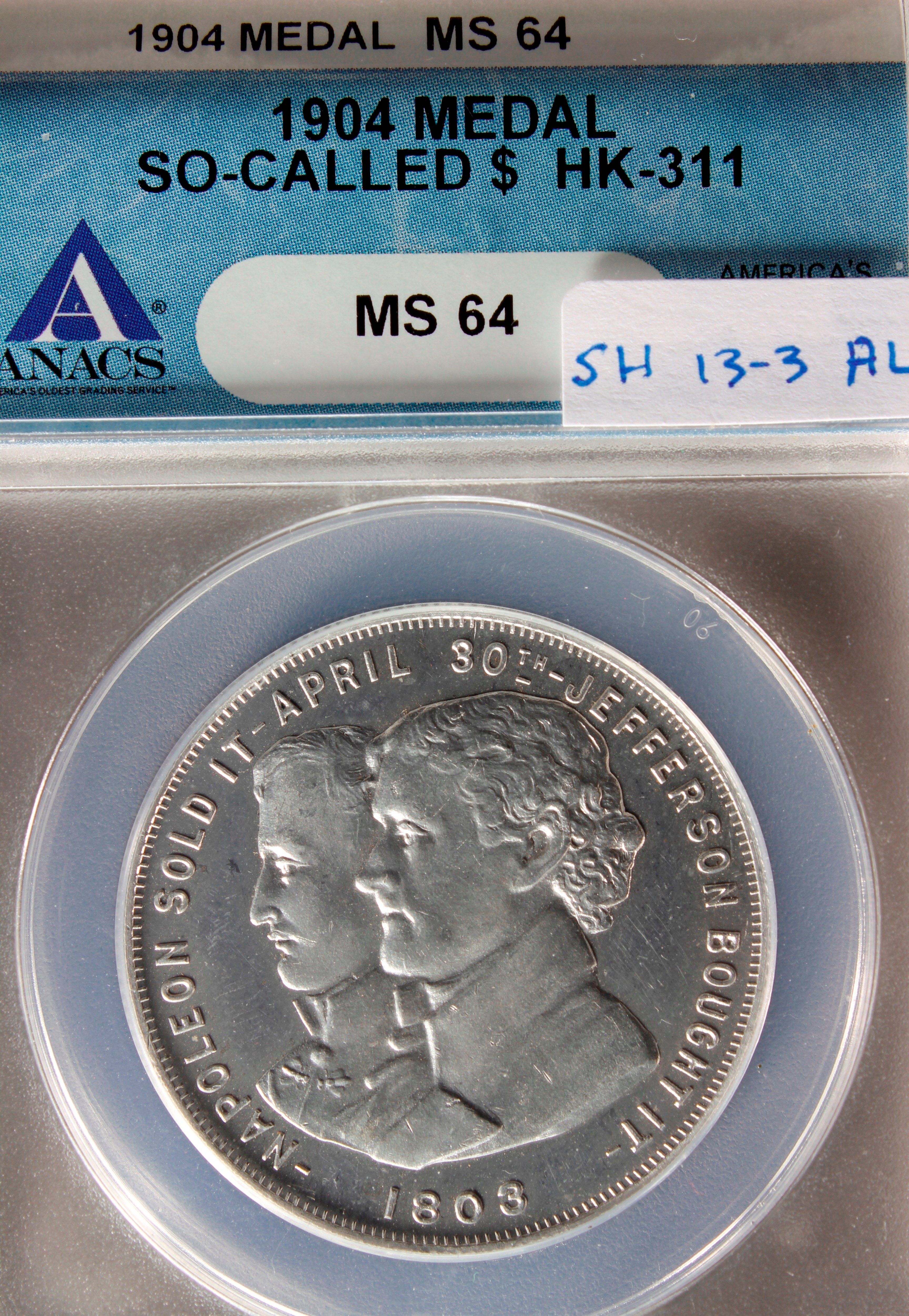 HK-311 1904 Louisiana Purchase Good Luck SCD