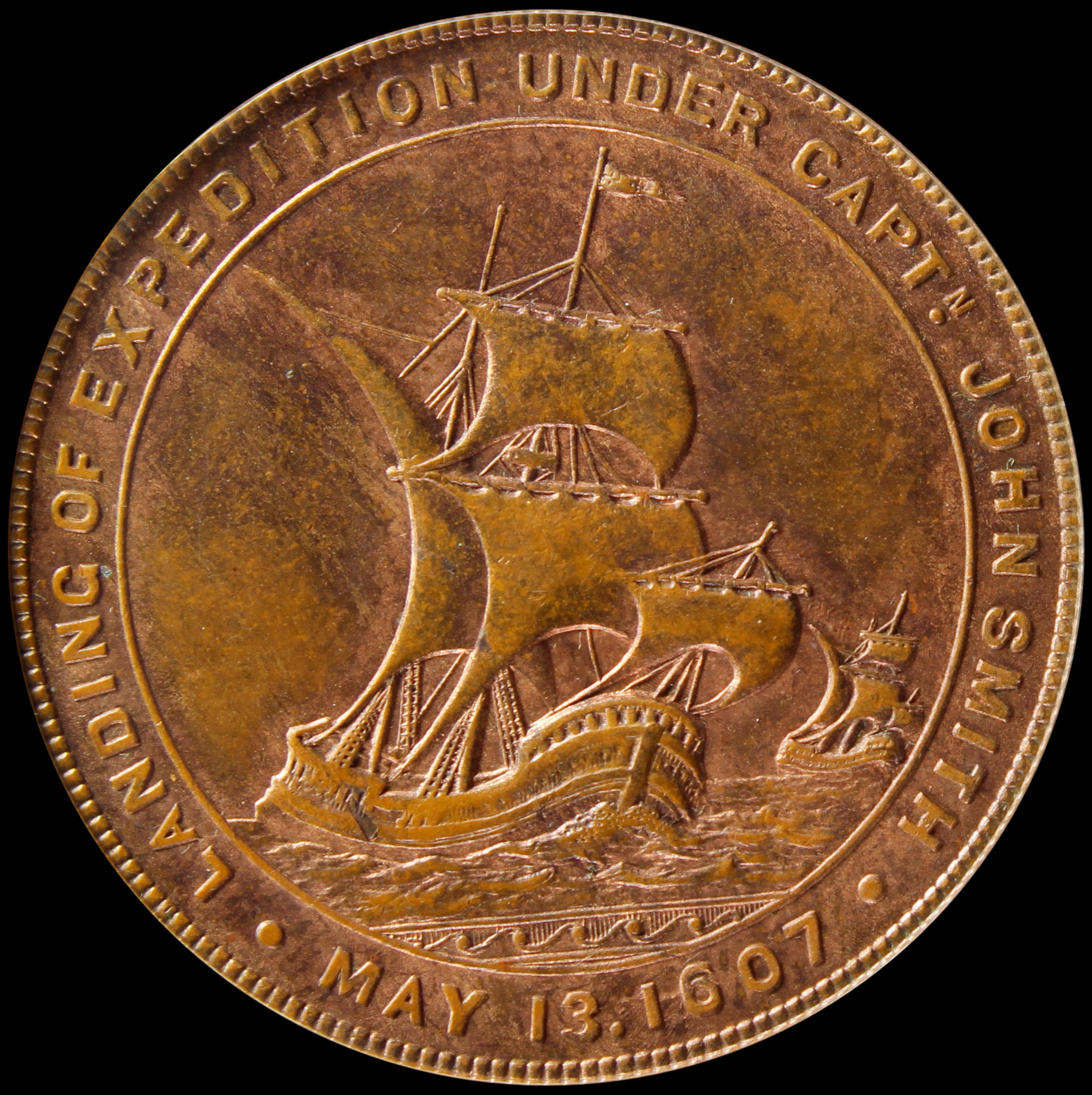 HK-346 1907 Jamestown Tercentennial Exposition Official SCD – Bronze