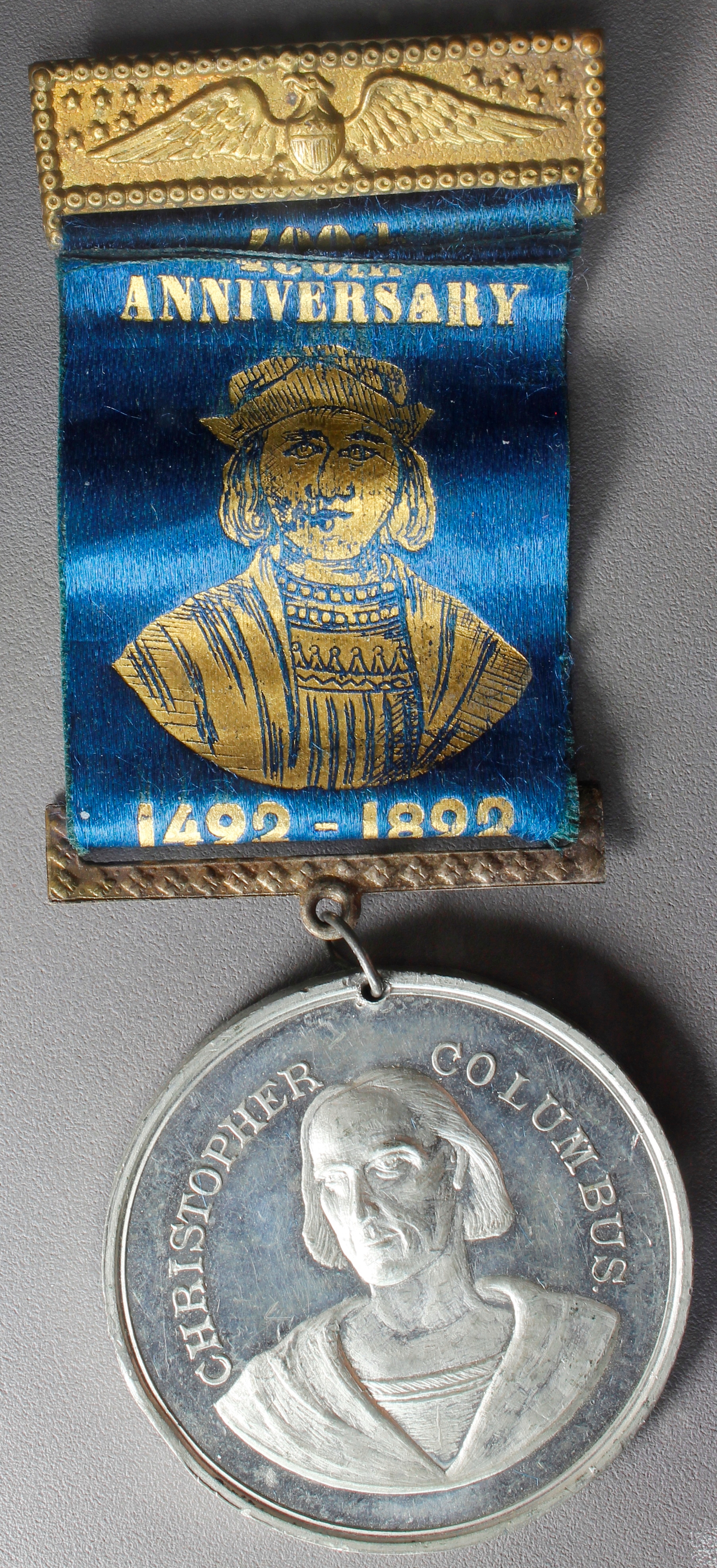 HK-231 1892 Columbian Columbus Three Quarter Bust Left / Coat of Arms SCD