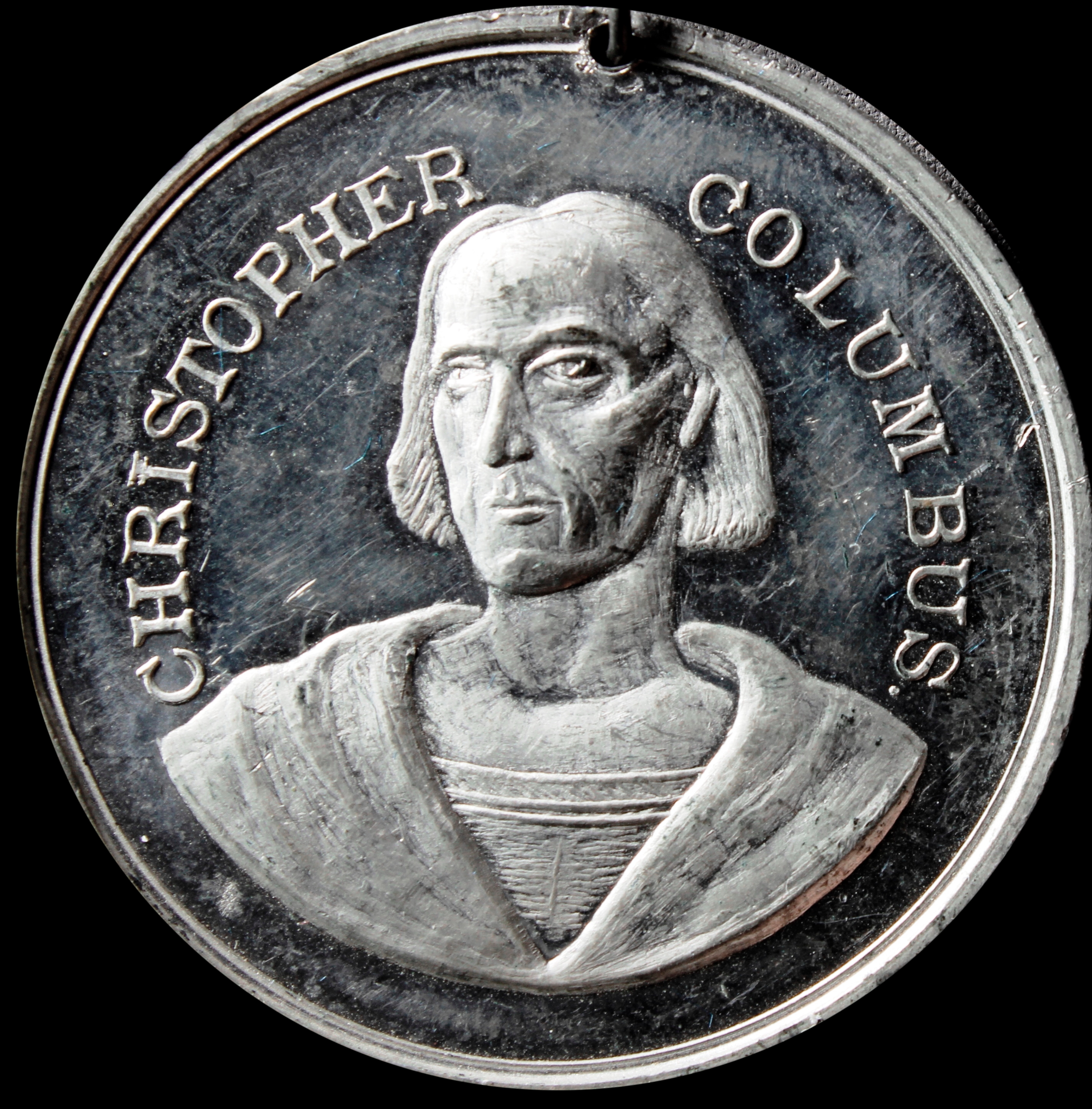 HK-231 1892 Columbian Columbus Three Quarter Bust Left / Coat of Arms SCD
