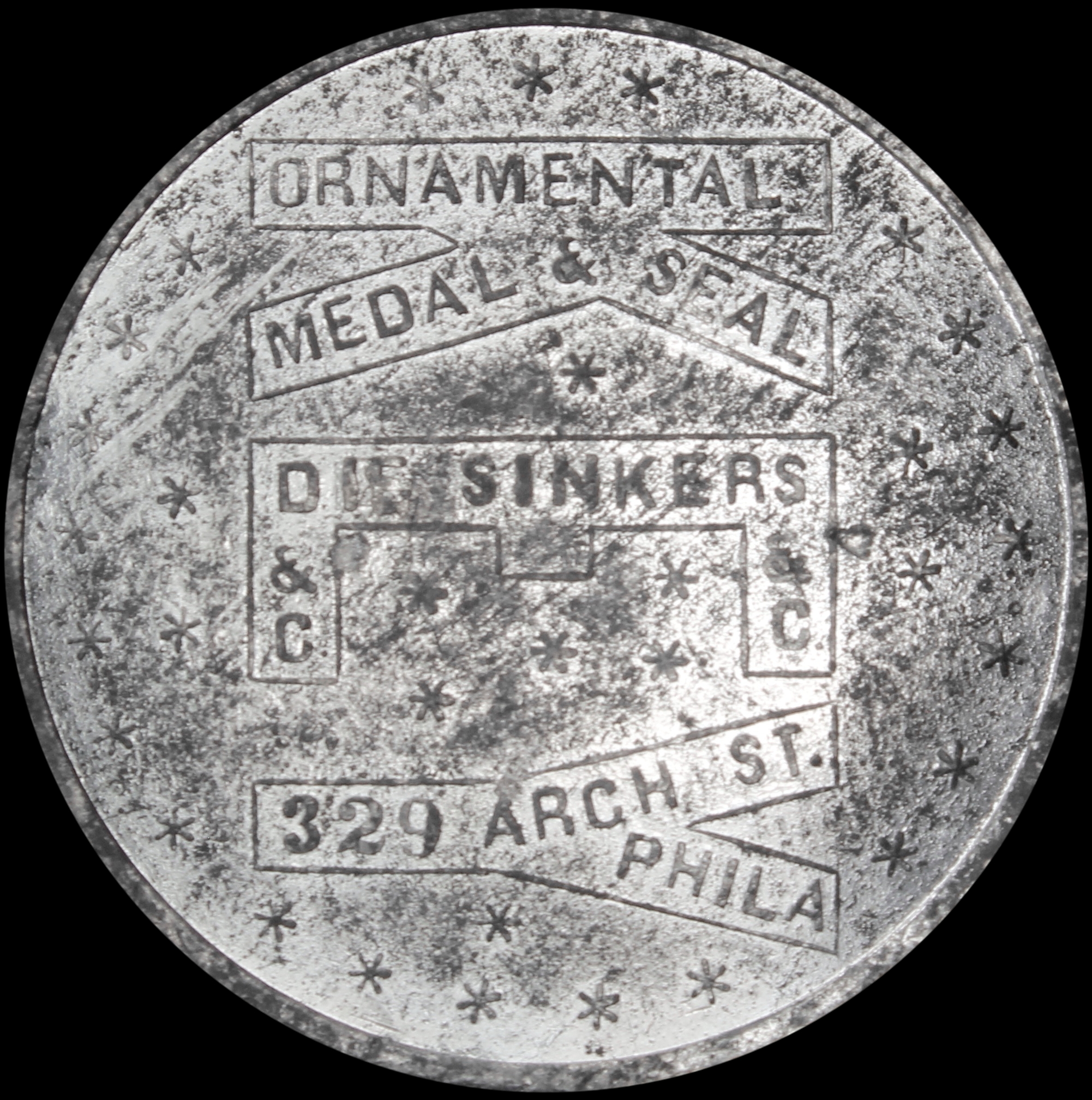 1857 Circa  Frederick C. Key Store Card