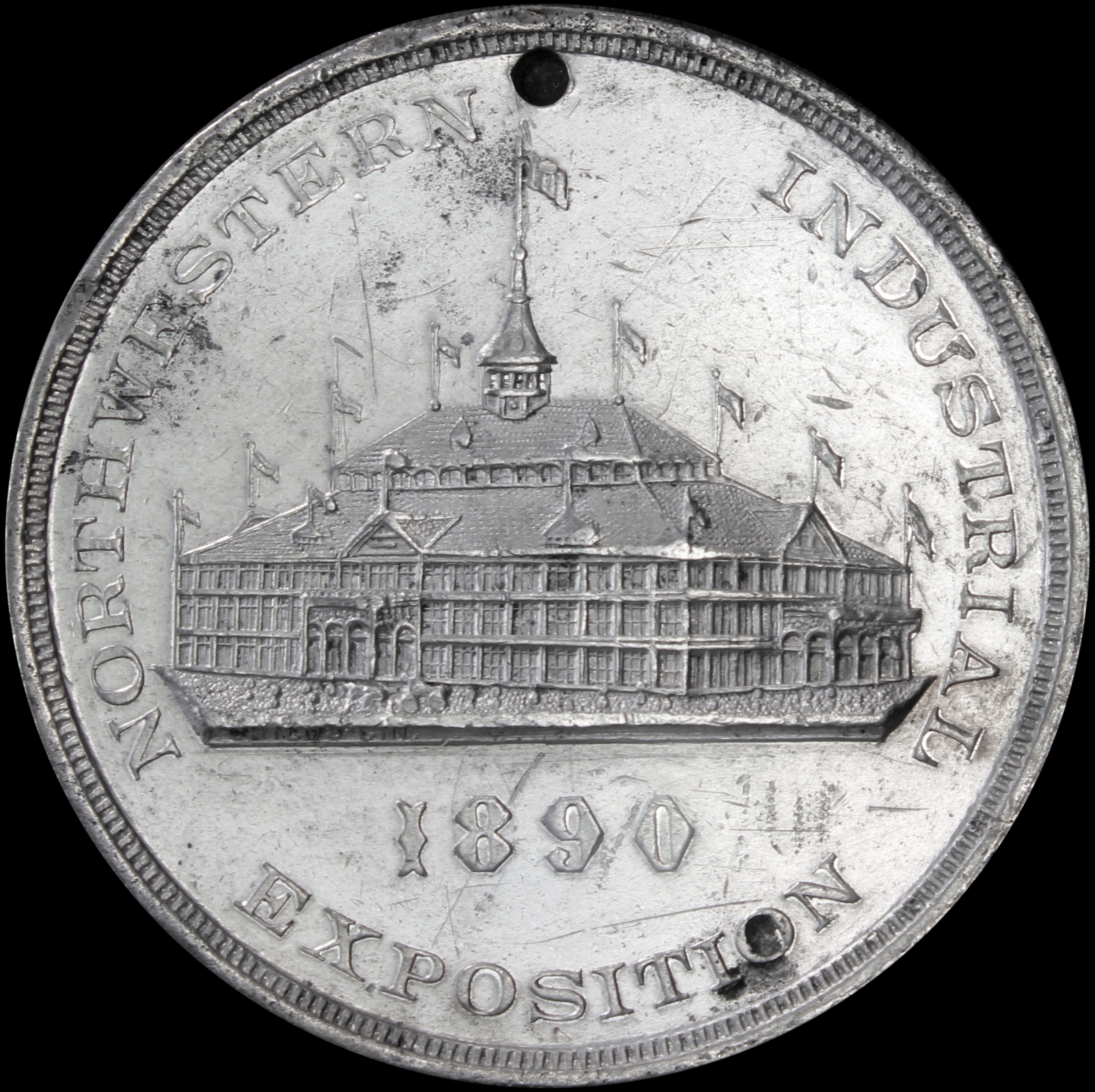 1890 Northwestern Industrial Exposition Official SCD