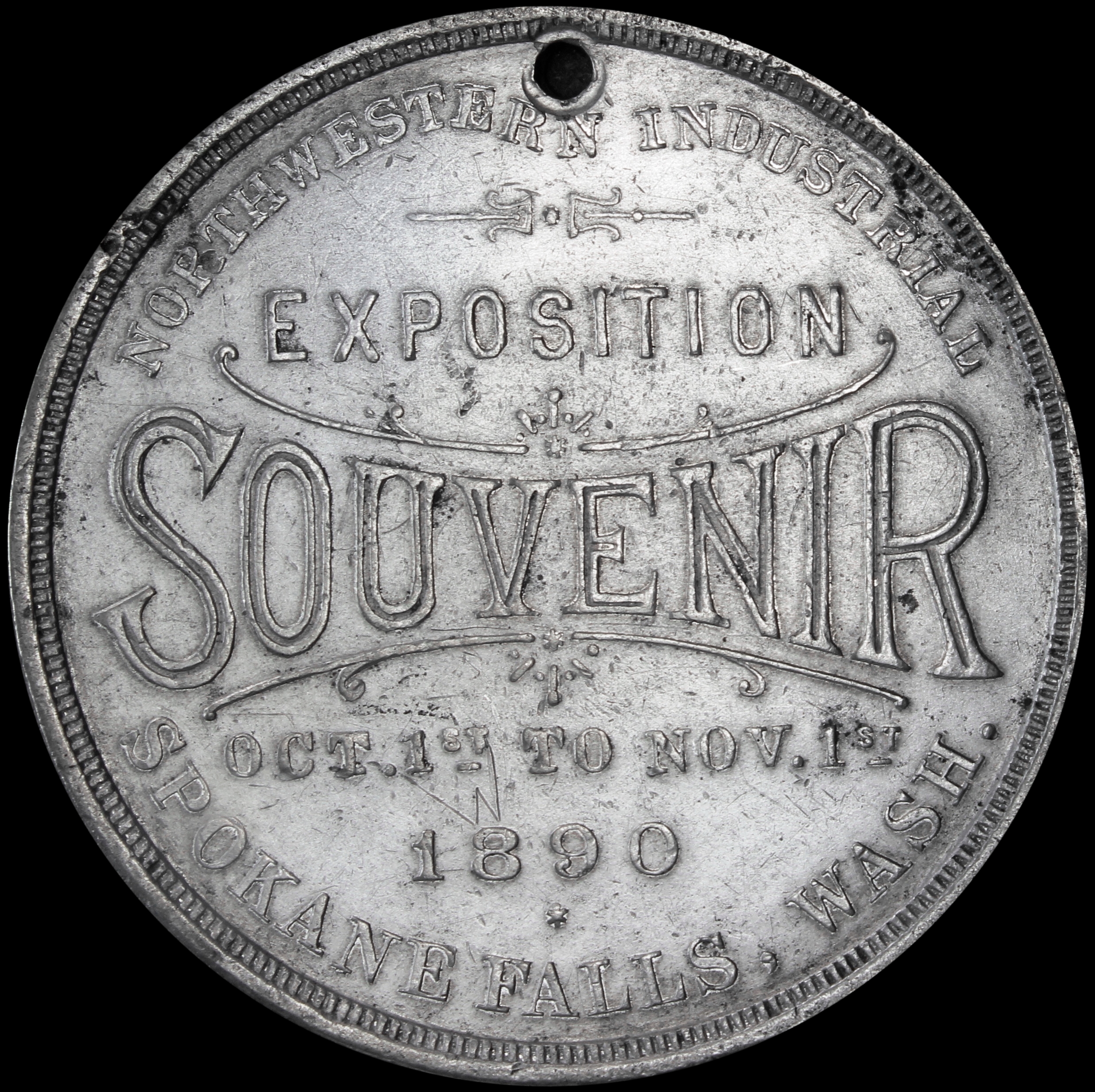 1890 Northwestern Industrial Exposition Official SCD