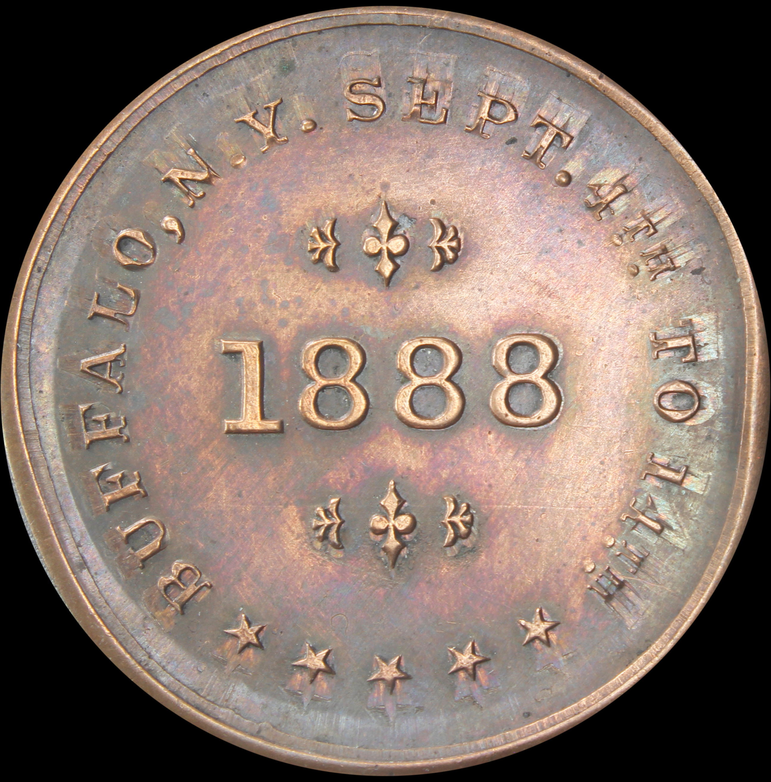 1888 Buffalo New York International Exposition Official SCD – Bronze