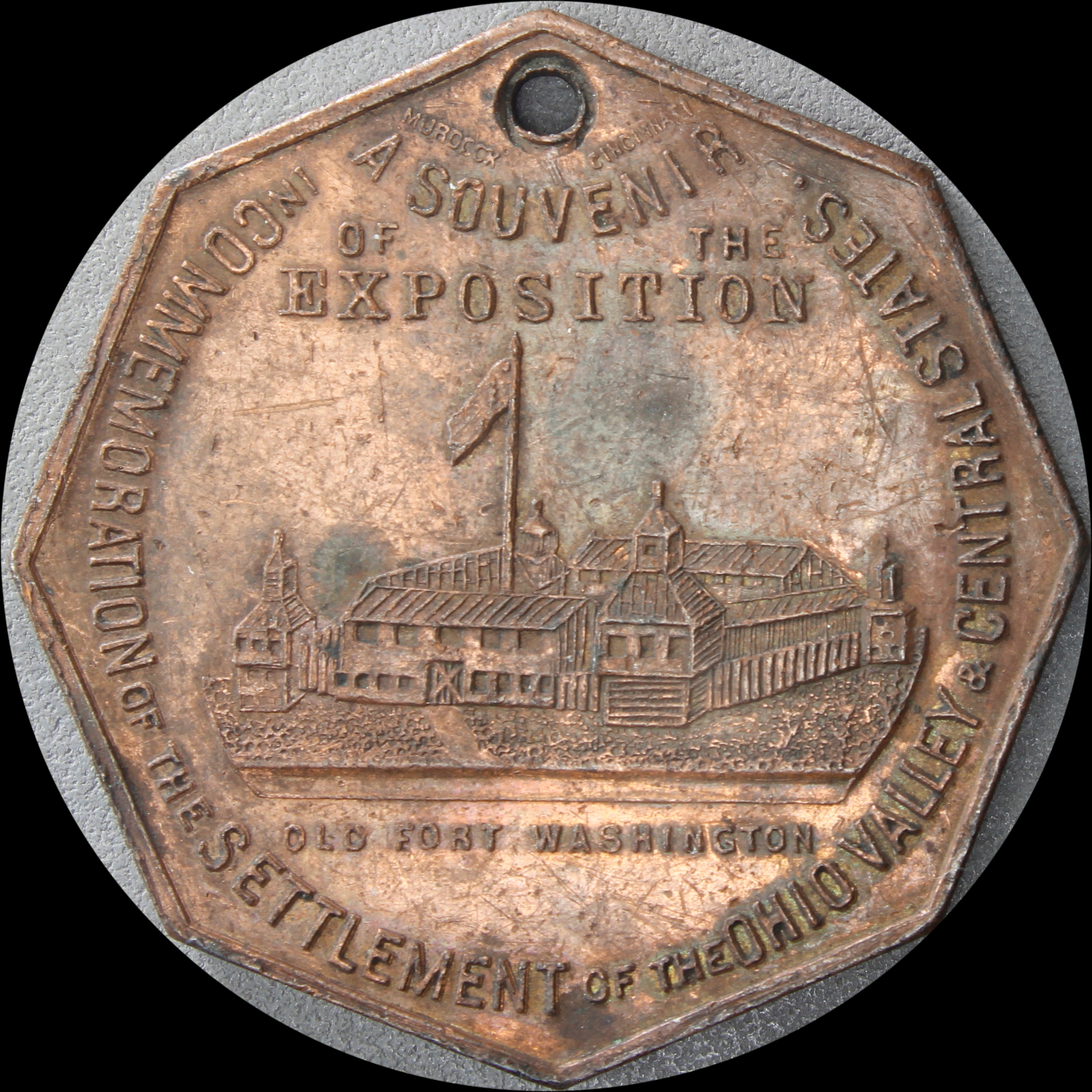 1888 Ohio Valley Octagonal Old Fort Washington SCD