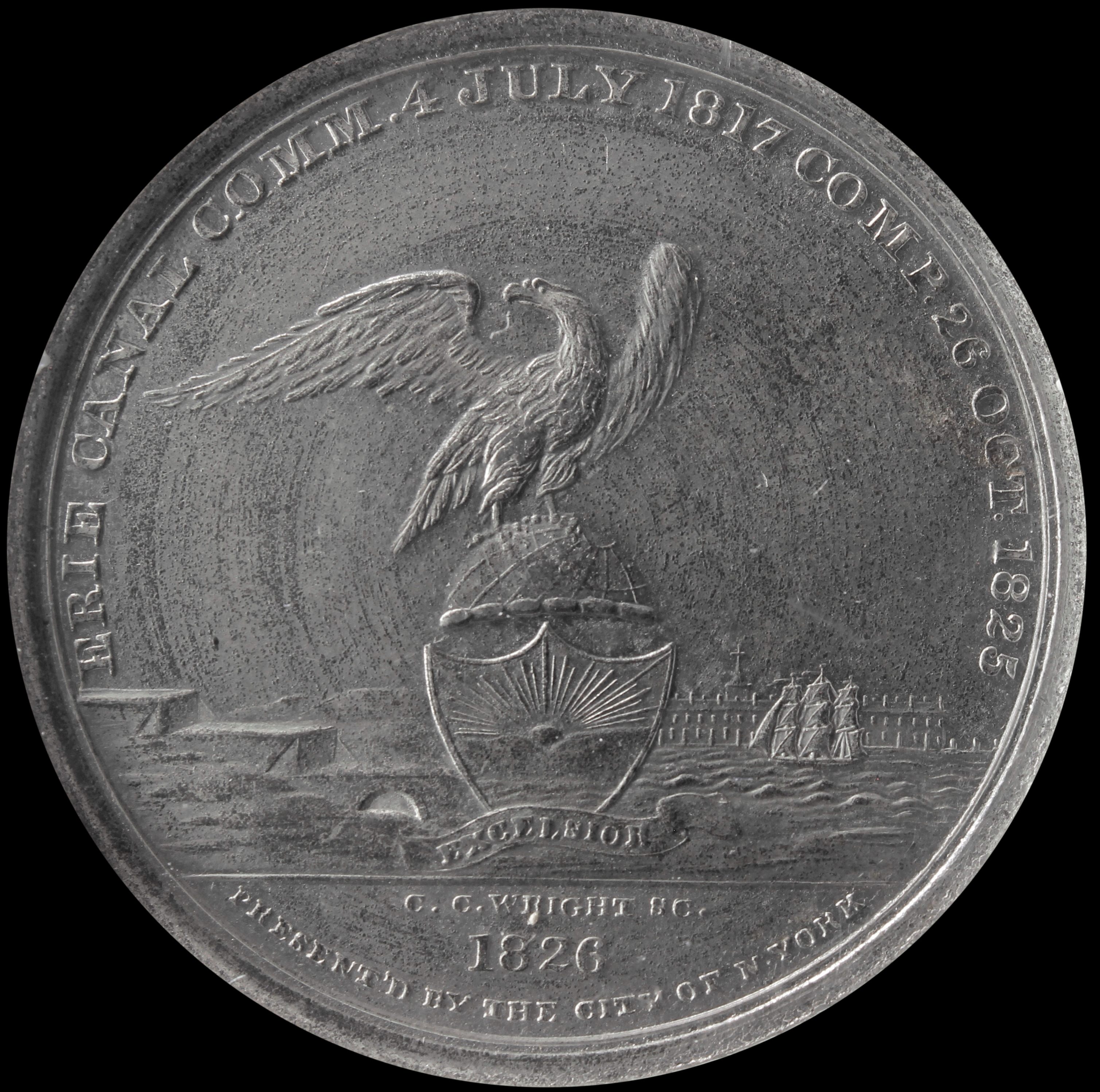 HK-1 1826 Erie Canal Completion SCD