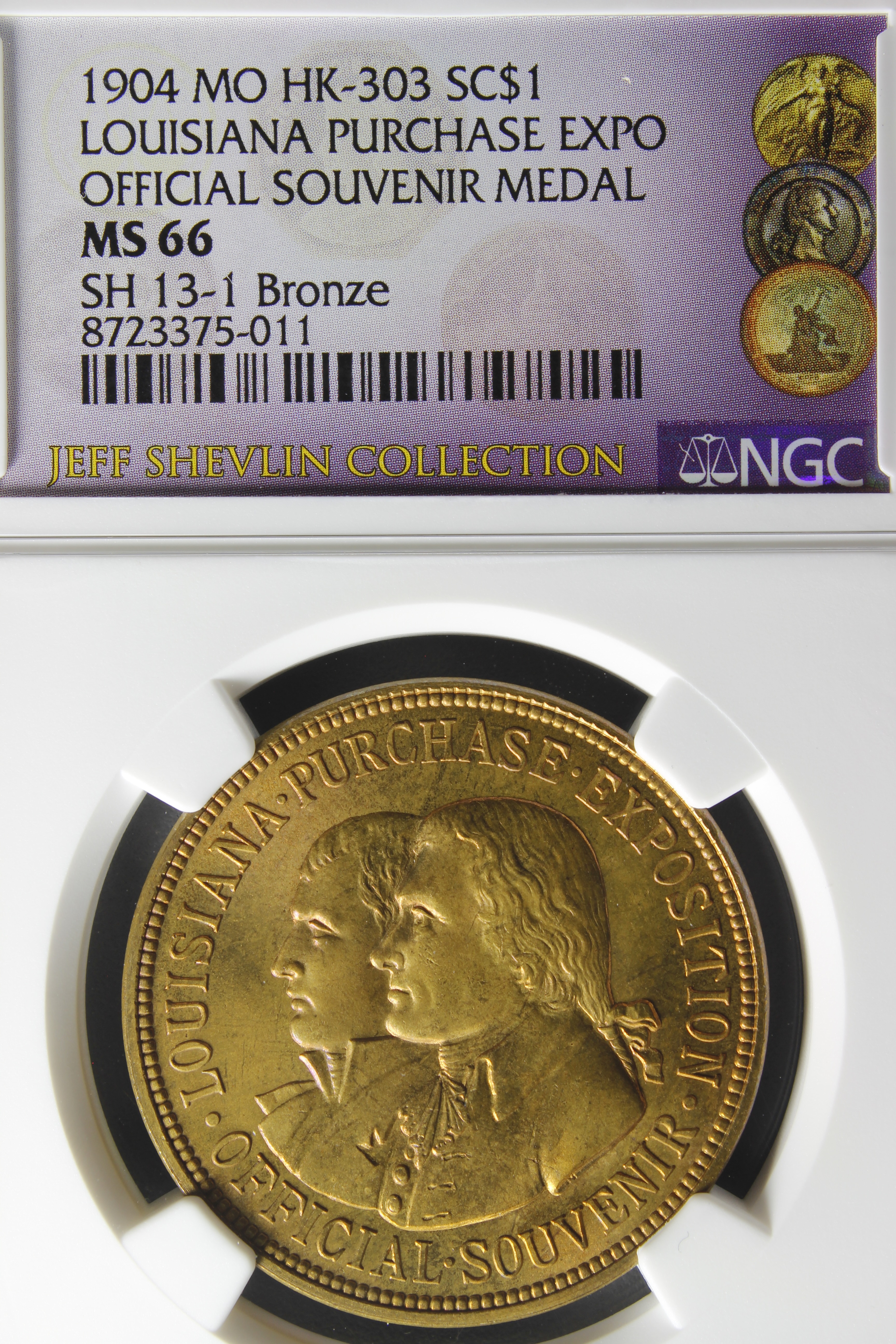 HK-303 1904 Louisiana Purchase Exposition Official SCD