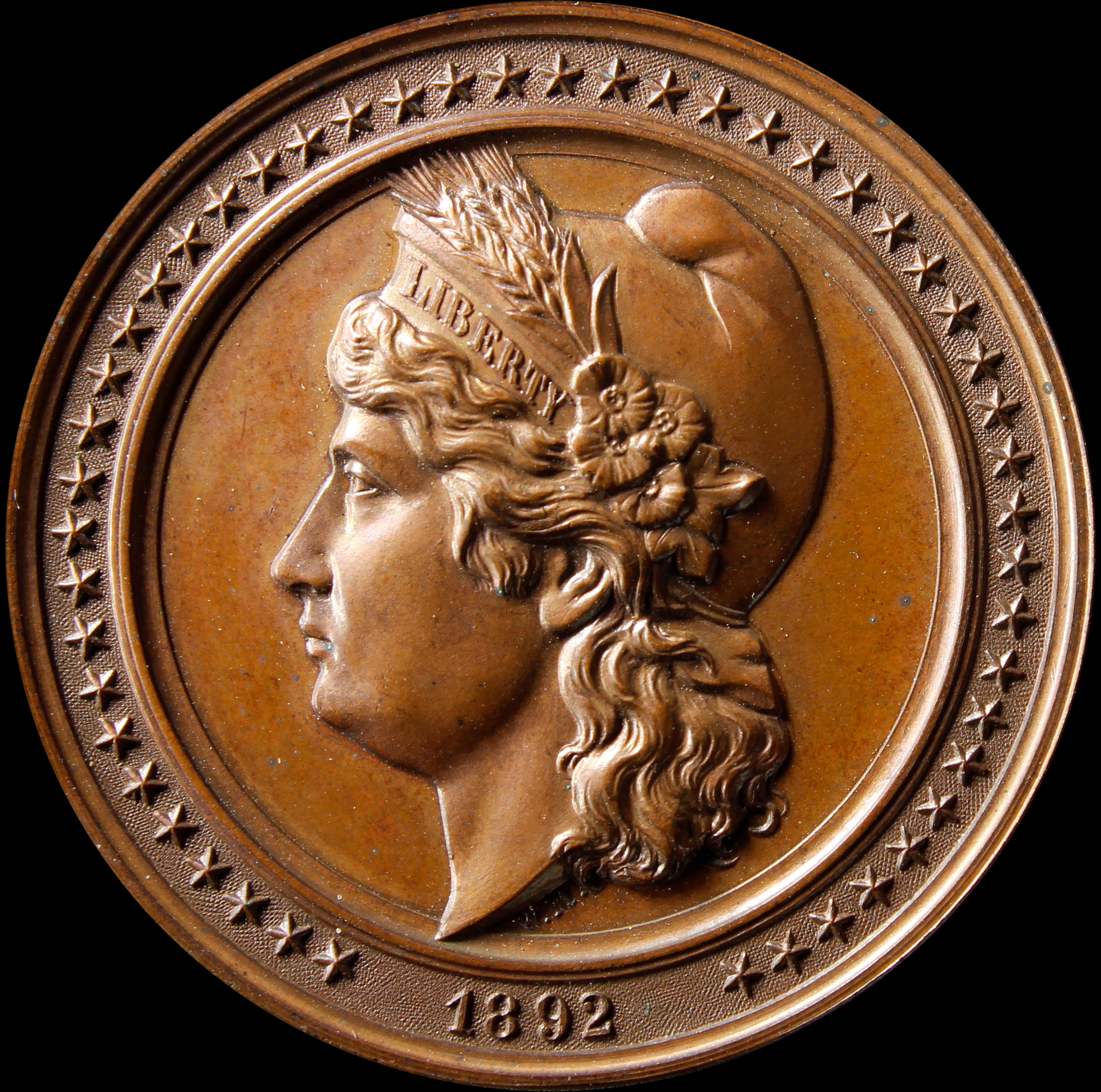 HK-220 1893 Columbian High Relief Liberty Head SCD