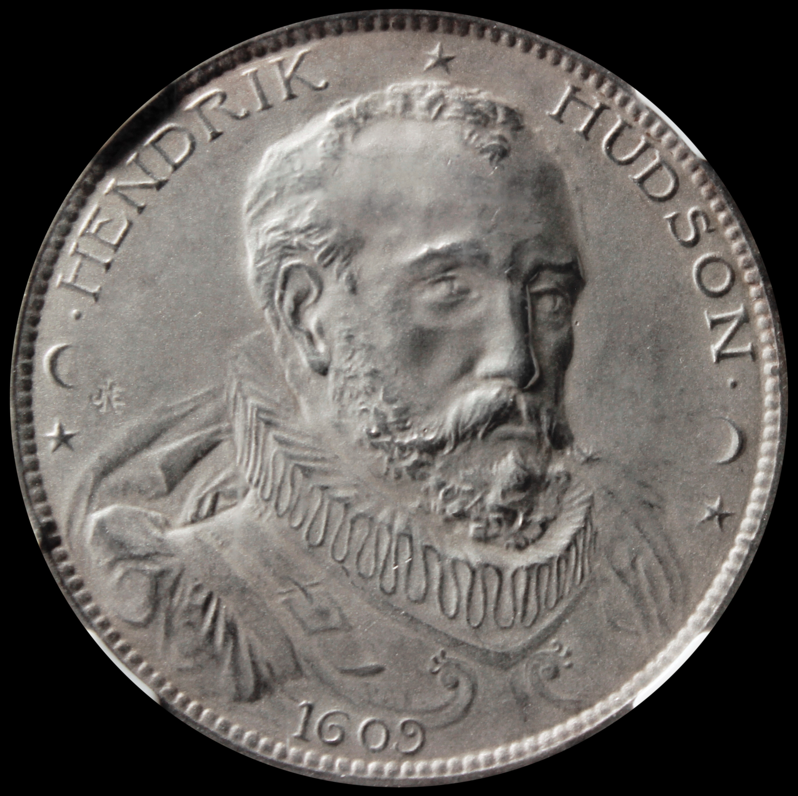HK-369 1909 Hendrik Hudson Daalder Silver “MED. ART CO.” on edge