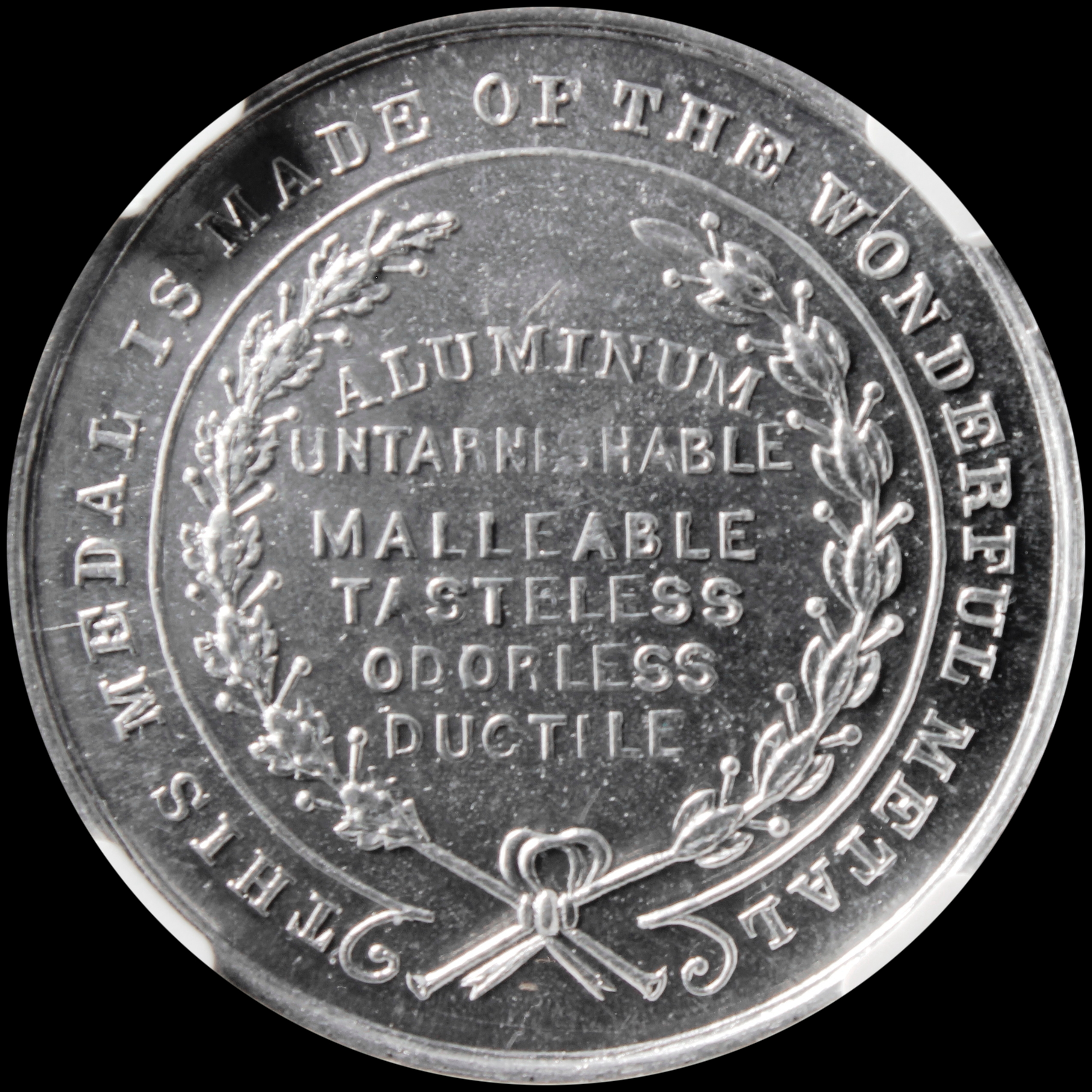 HK-159 1892 Columbian Childs Columbus with Legend in Scrolls / Small Aluminum Wreath SCD