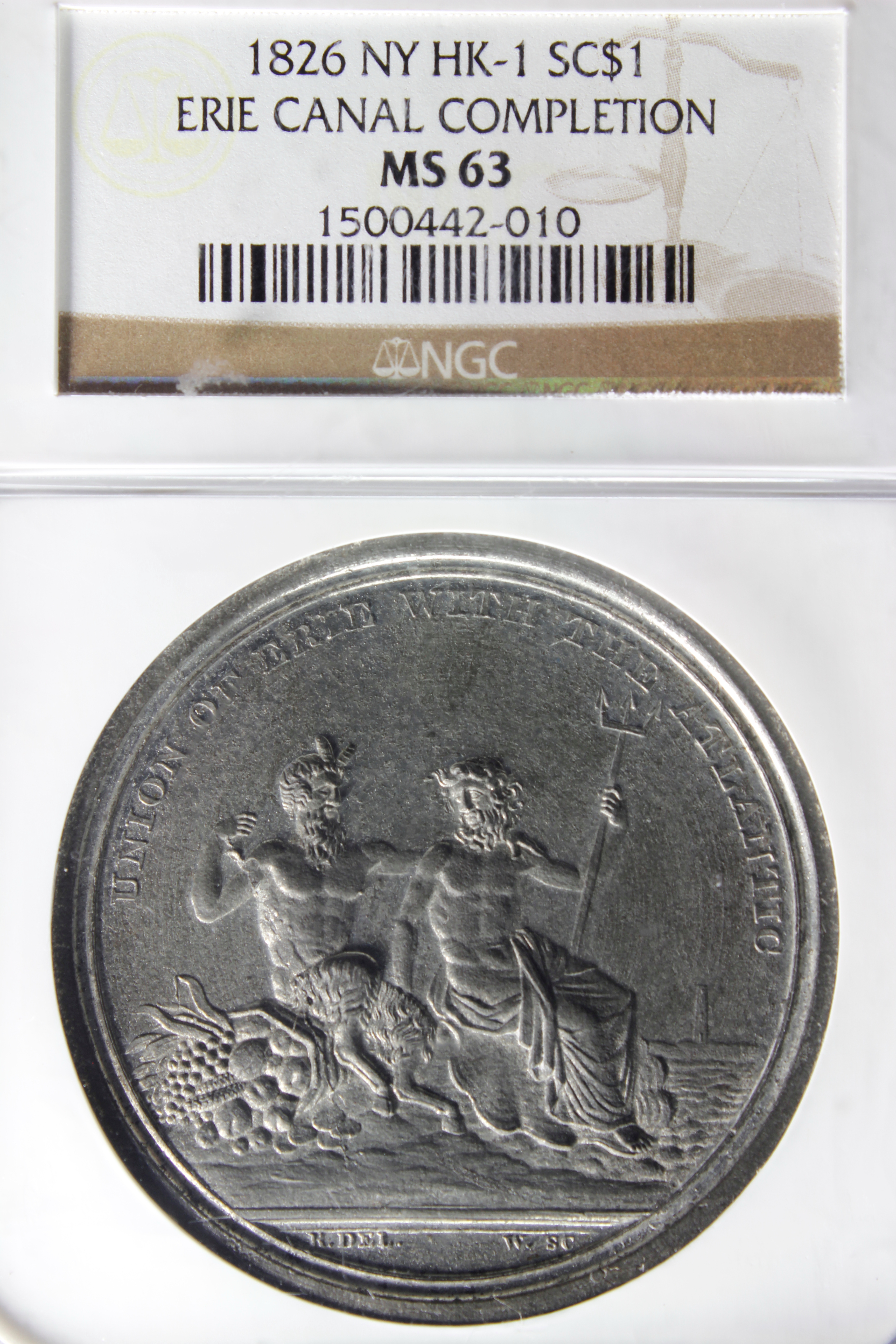 HK-1 1826 Erie Canal Completion SCD