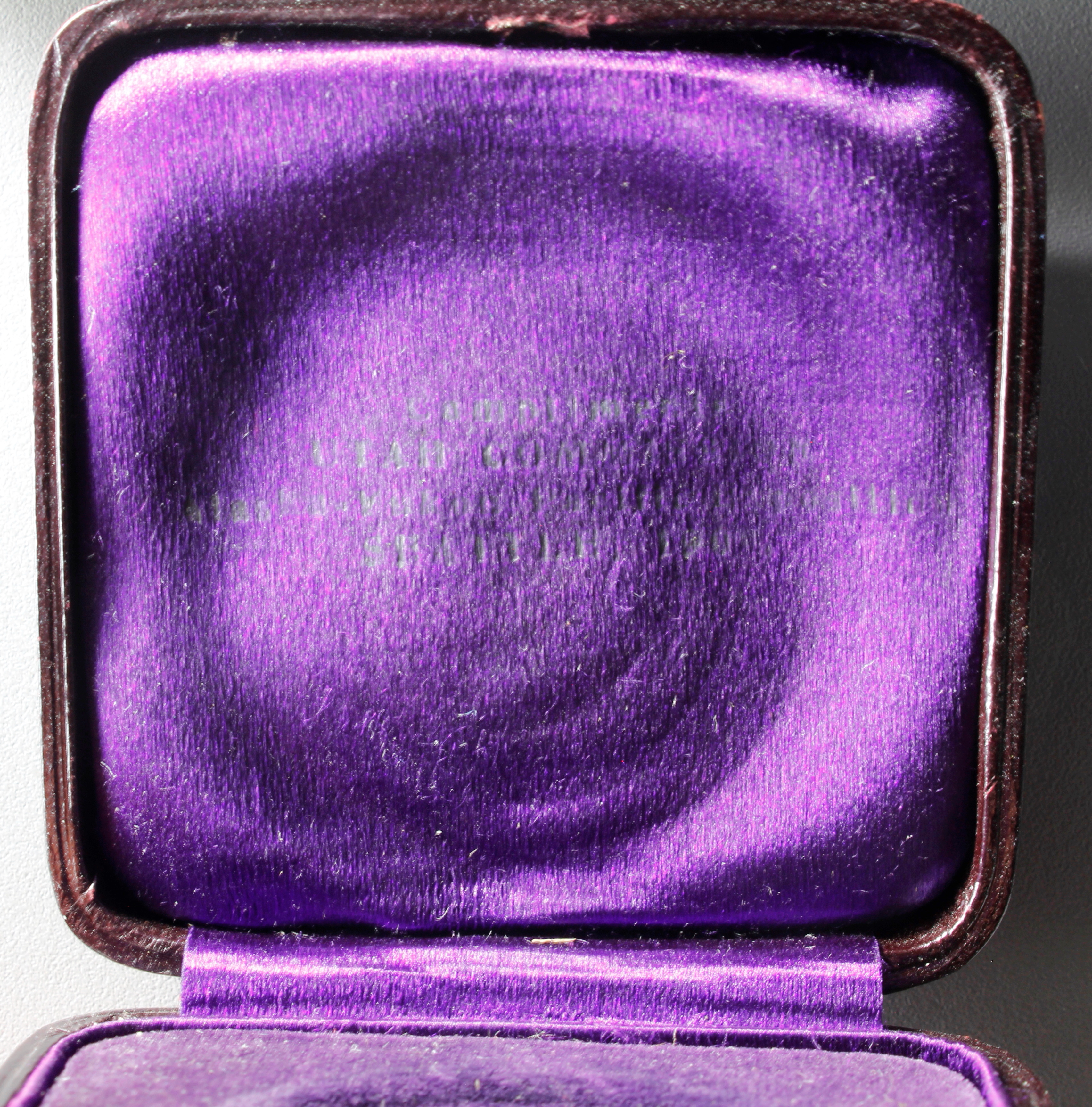 HK-358 SILVER BOX 1909 Alaska-Yukon-Pacific Exposition SILVER Utah Exhibit SCD – BOX!