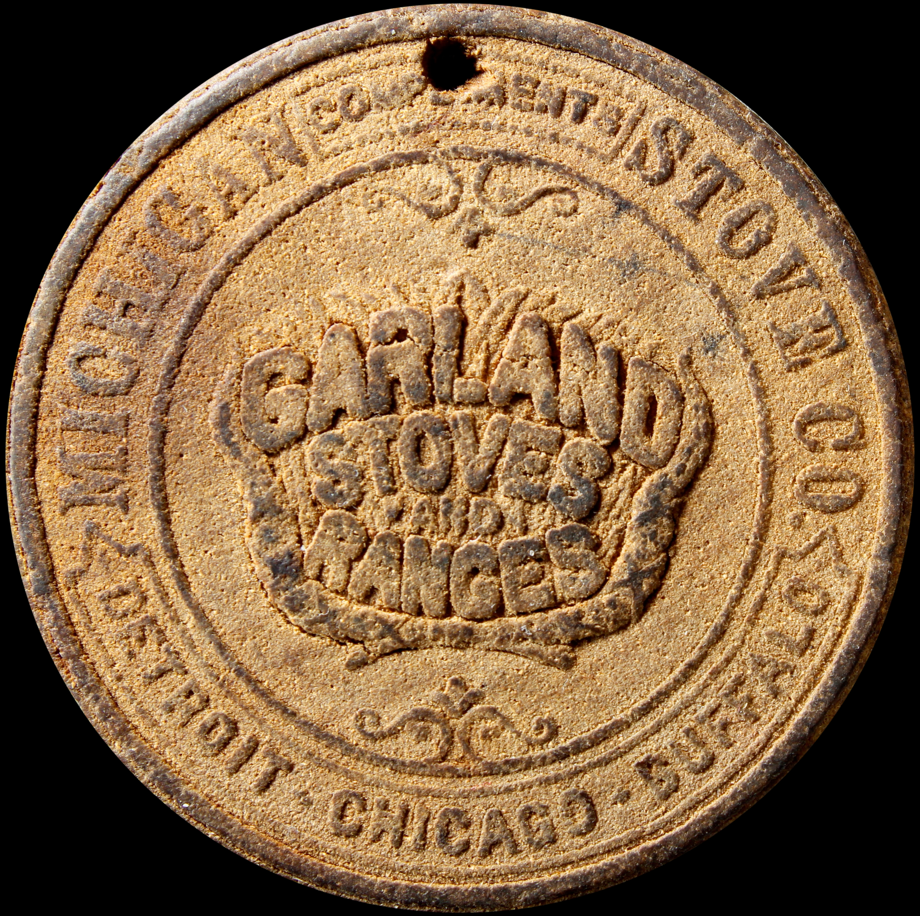 1885 New Orleans Cotton Exposition Wooden Medal