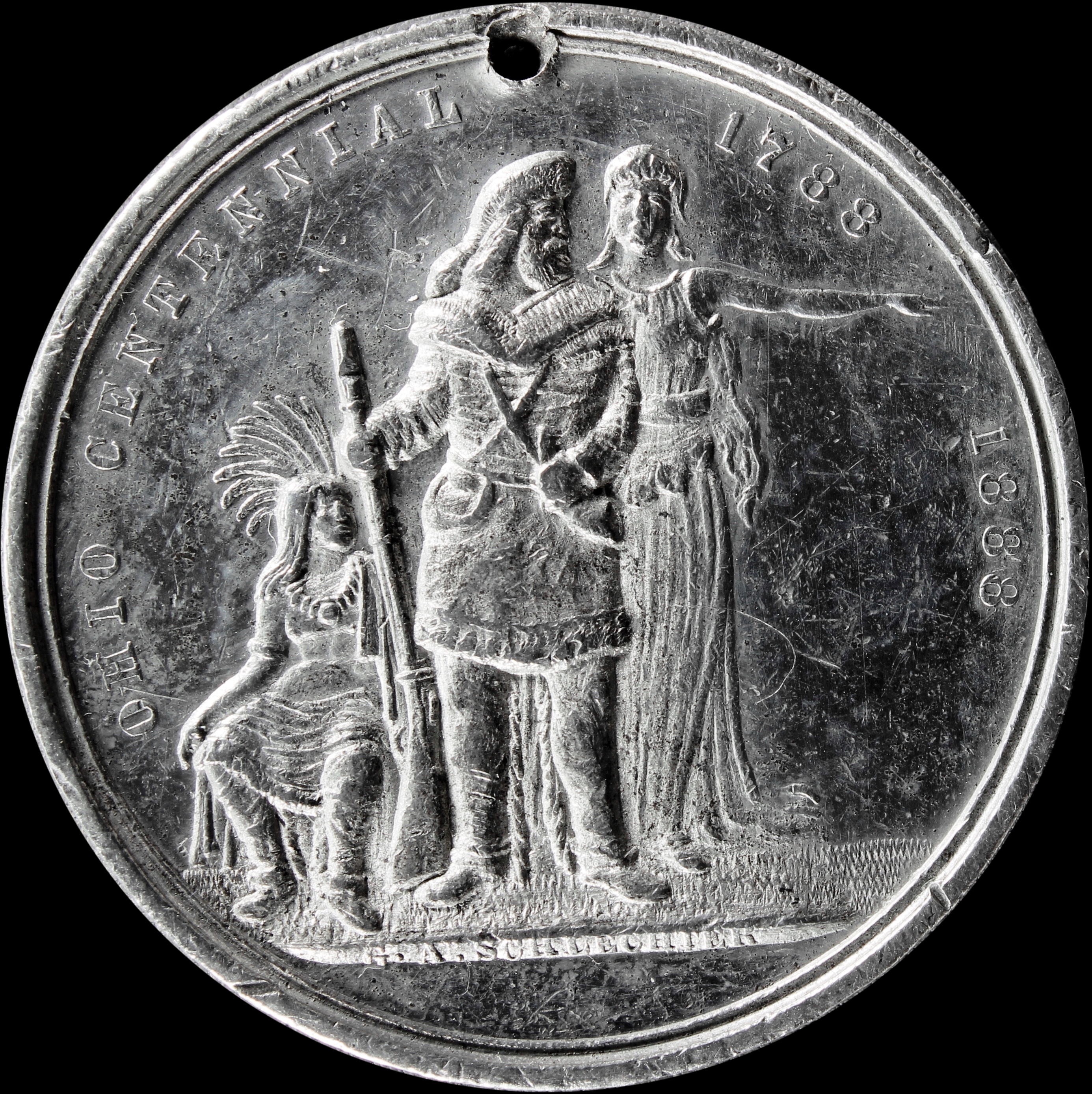 1888 Ohio Valley Exposition GAR Medal