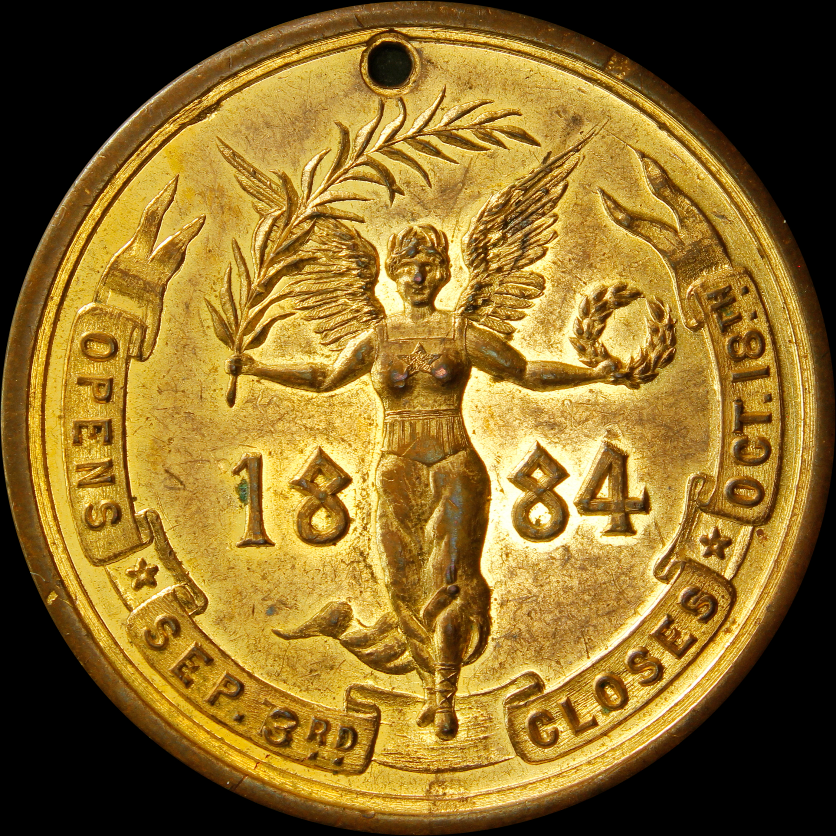 HK-600 1884 St. Louis Exposition Official SCD