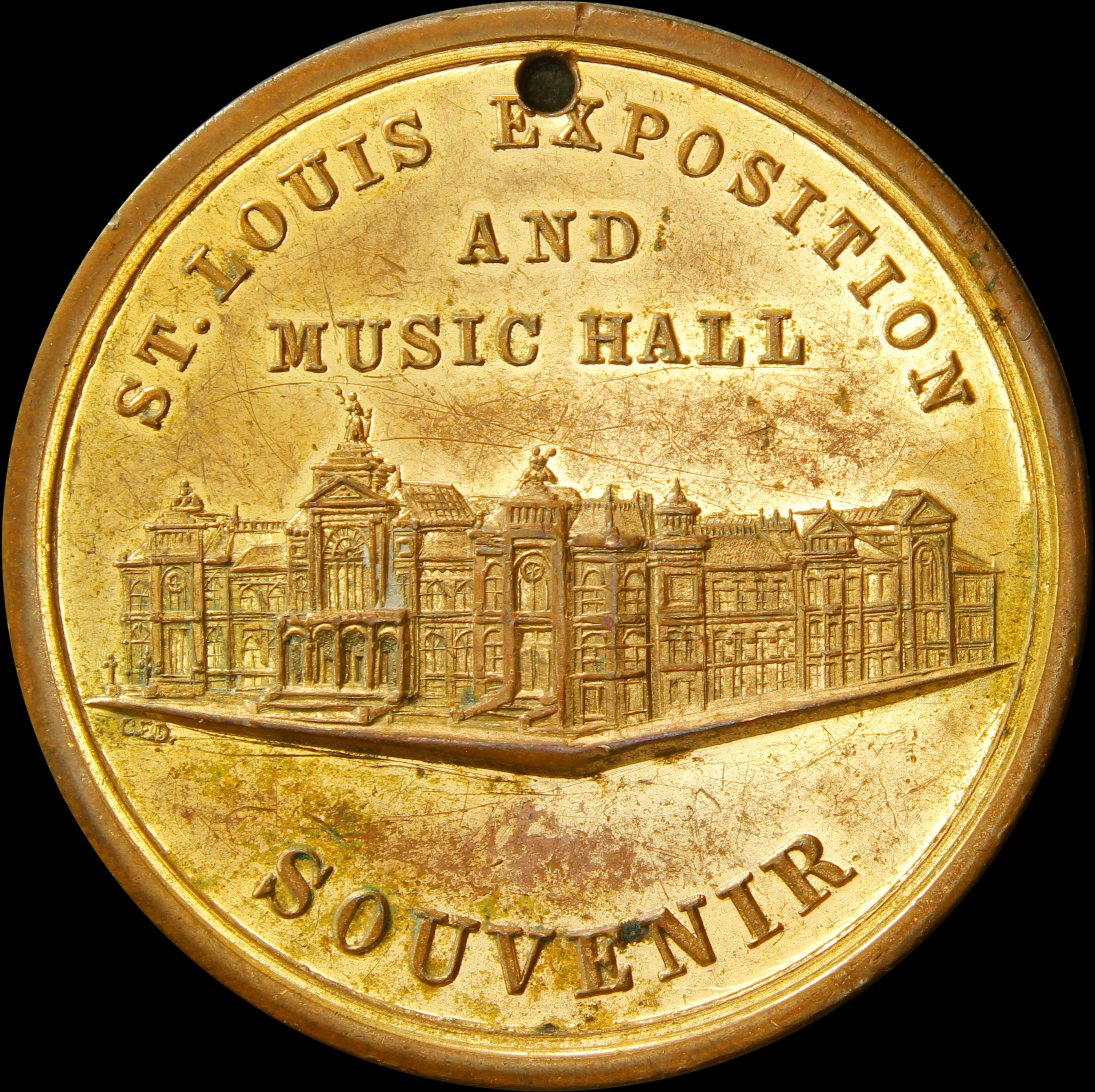 HK-600 1884 St. Louis Exposition Official SCD