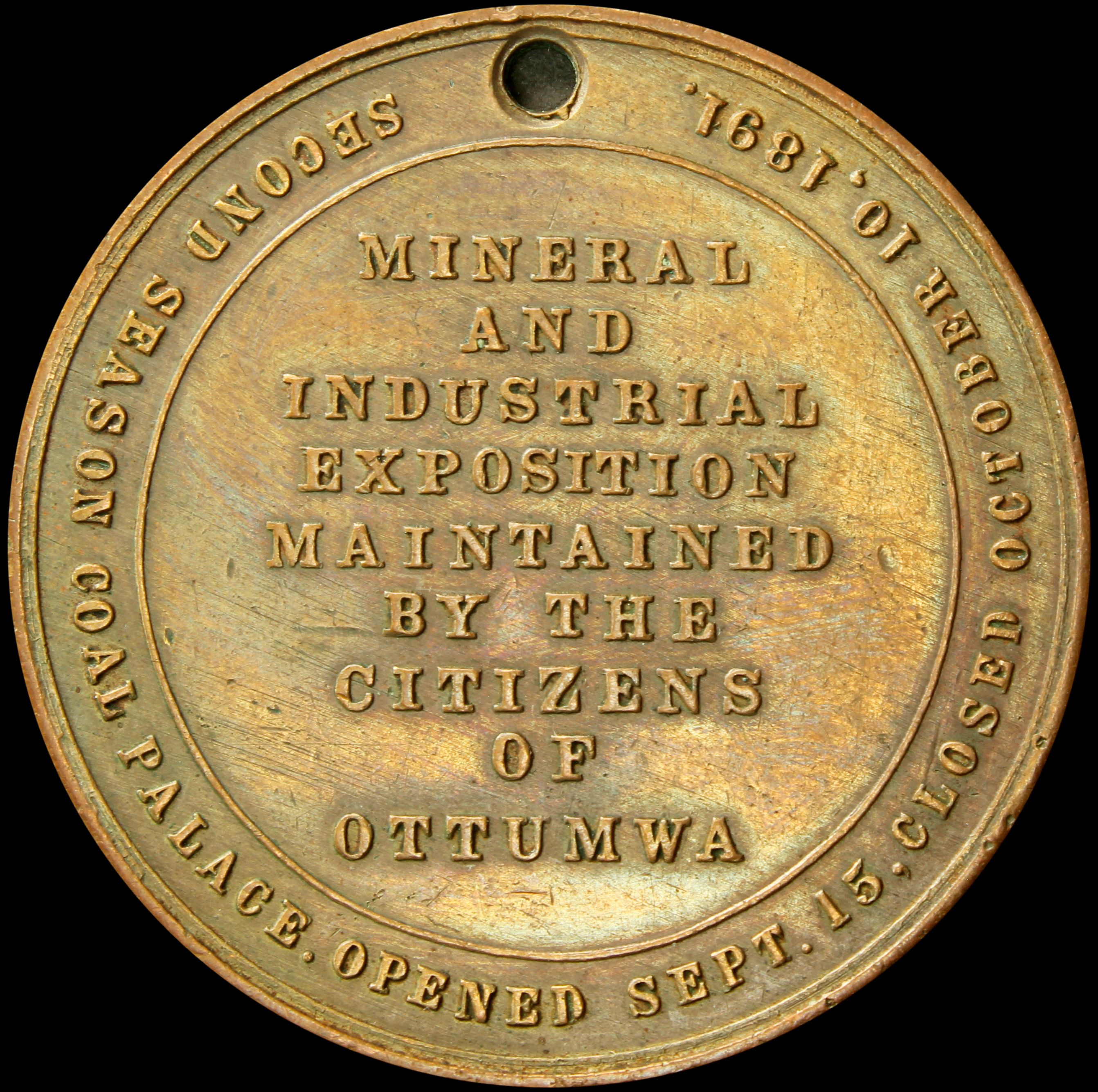 1891 Mineral and Industrial Exposition SCD