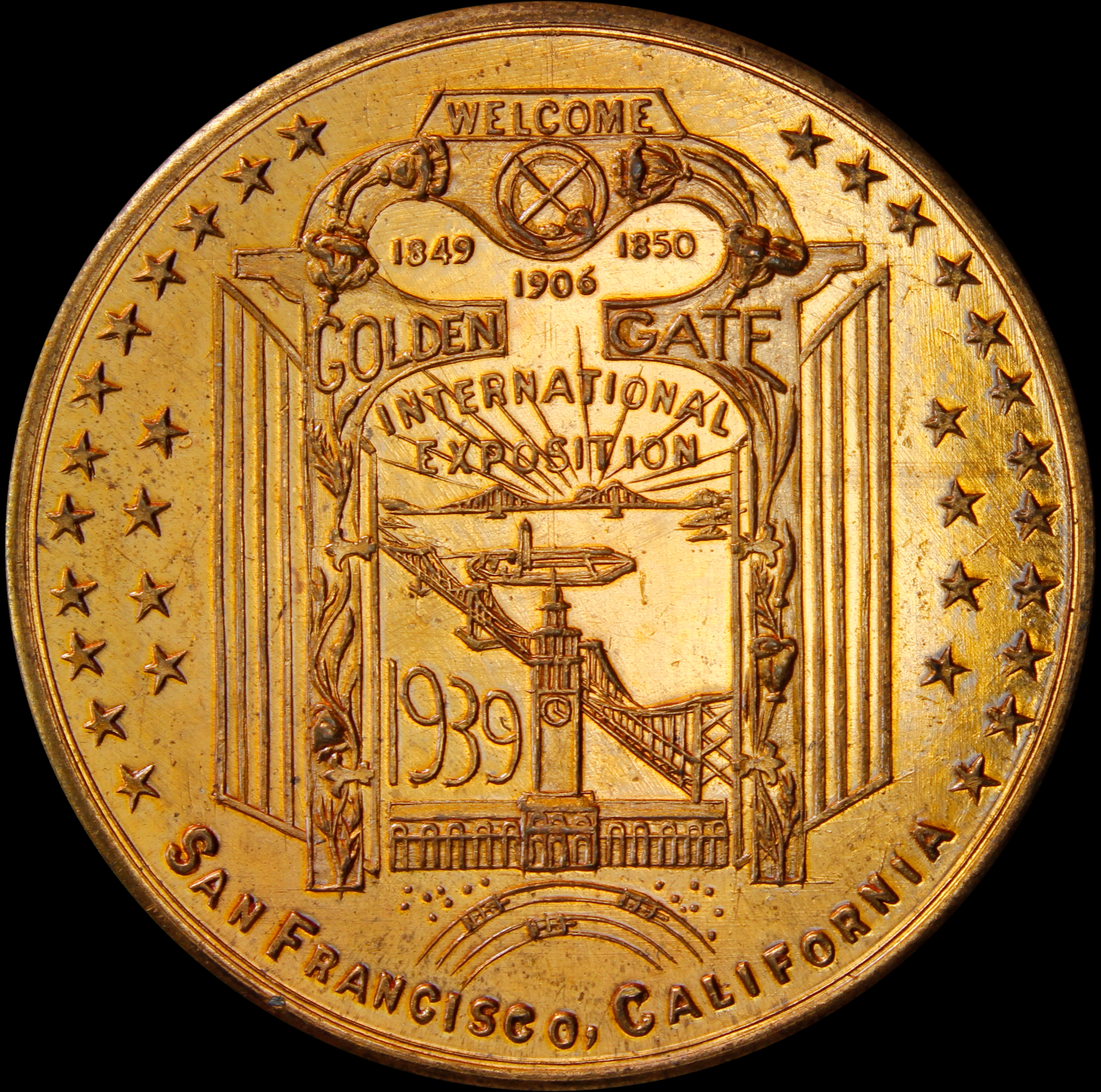 HK-478 1939 Golden Gate International Hensley U.S. Expositions SCD