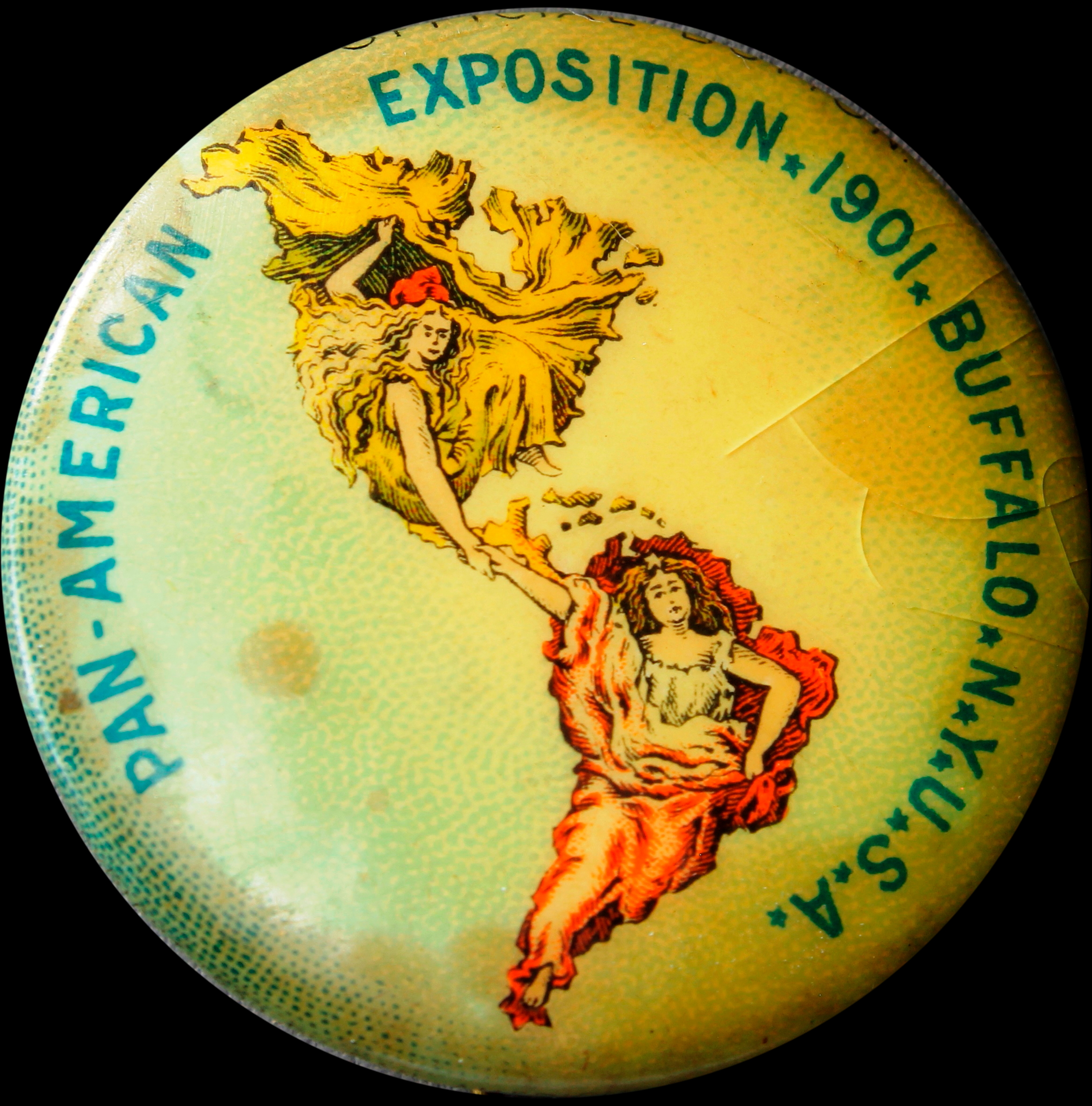 1901 Pan-American Exposition Official Button