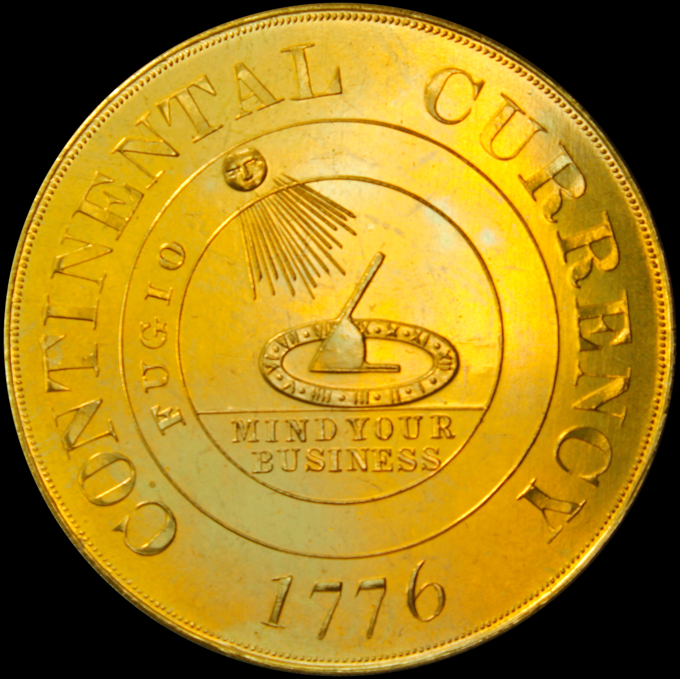 HK-856A 1962 Bashlow Continental Dollar Restrike Goldine SCD with original envelope